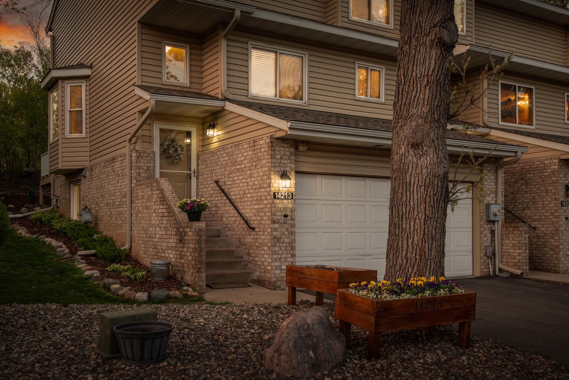 Plenty of space and landscaping