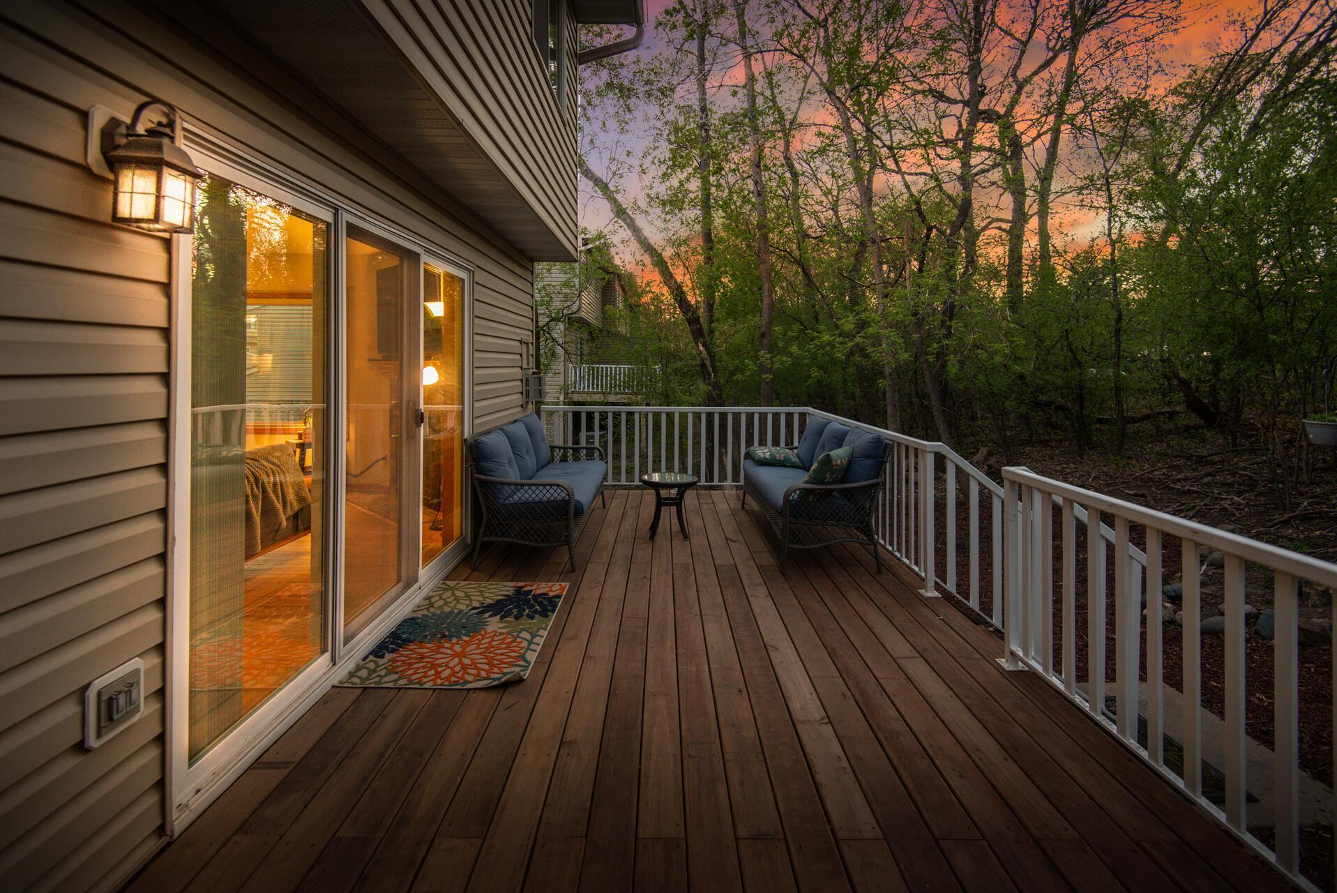 Large 3 panel sliding glass door