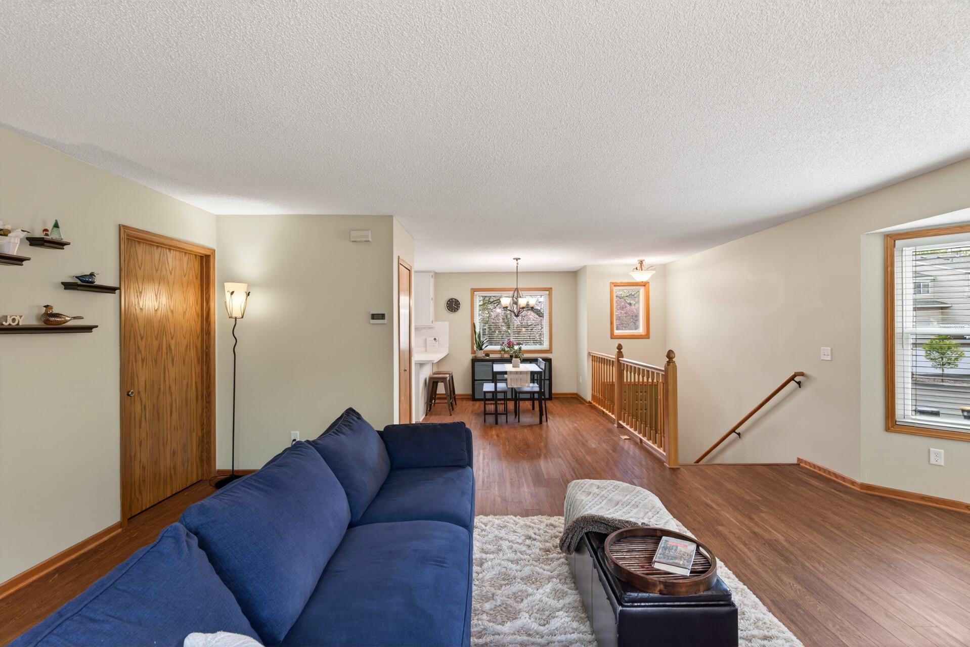 Open floor plan.