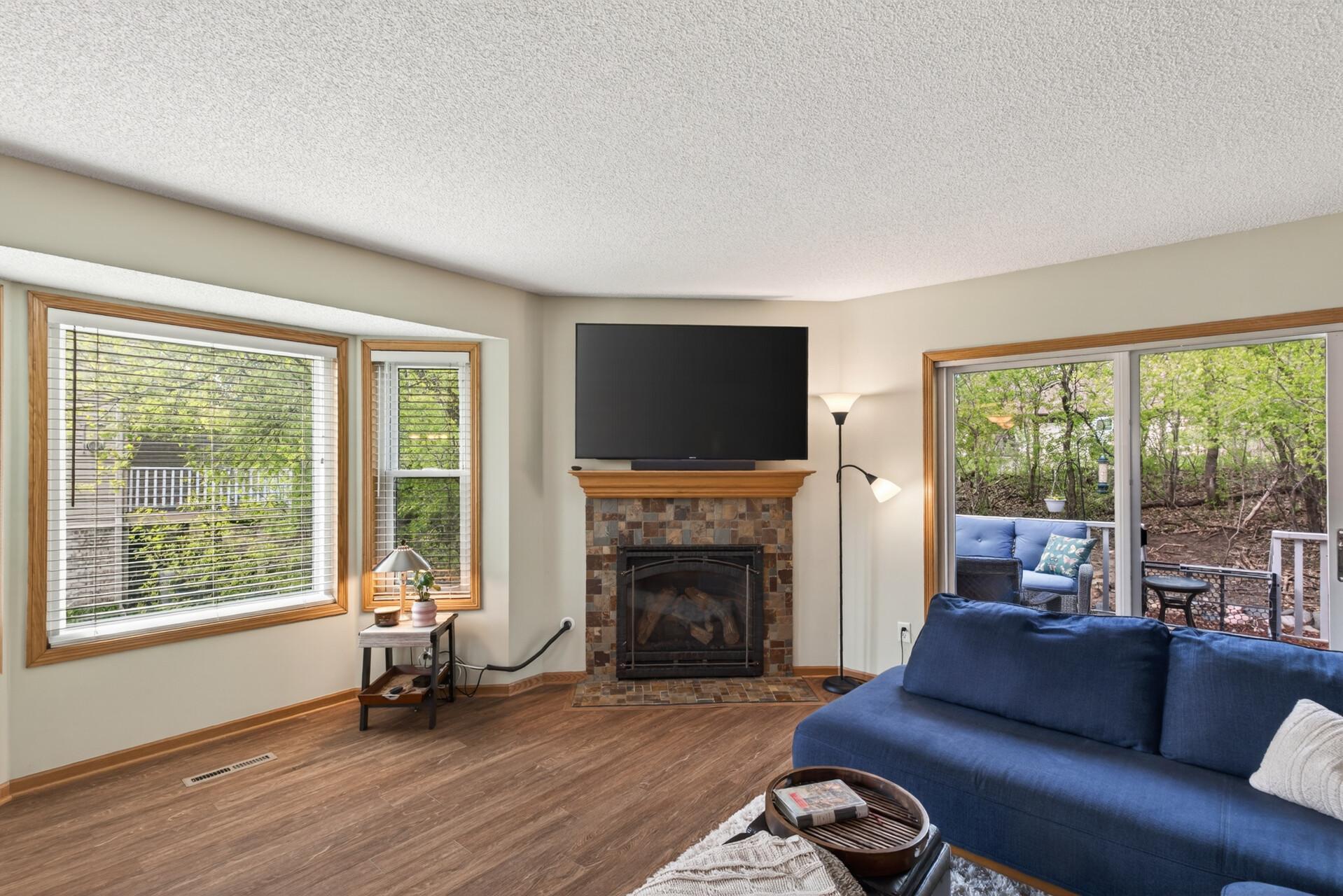 Gas fireplace