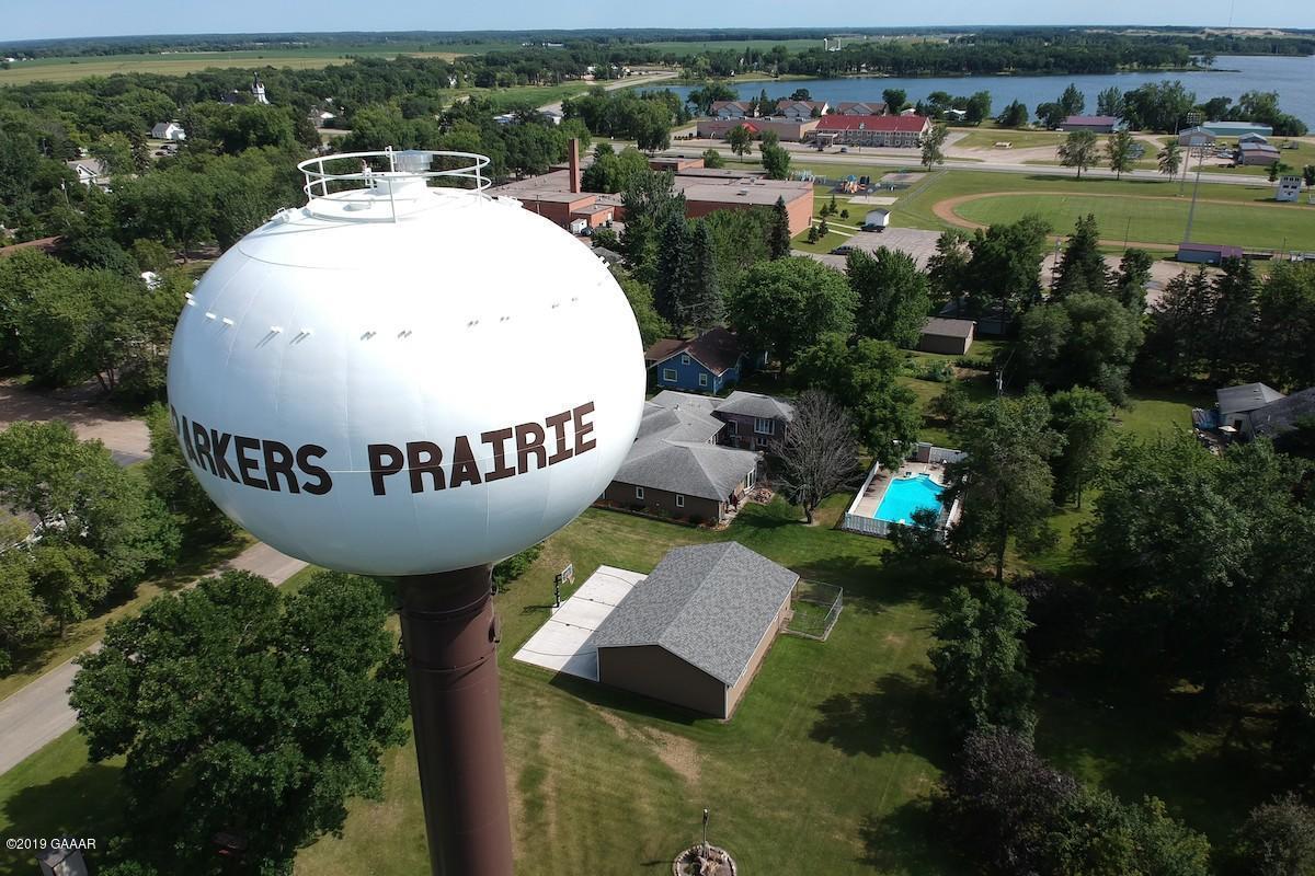 Aerial view - located one block from the school