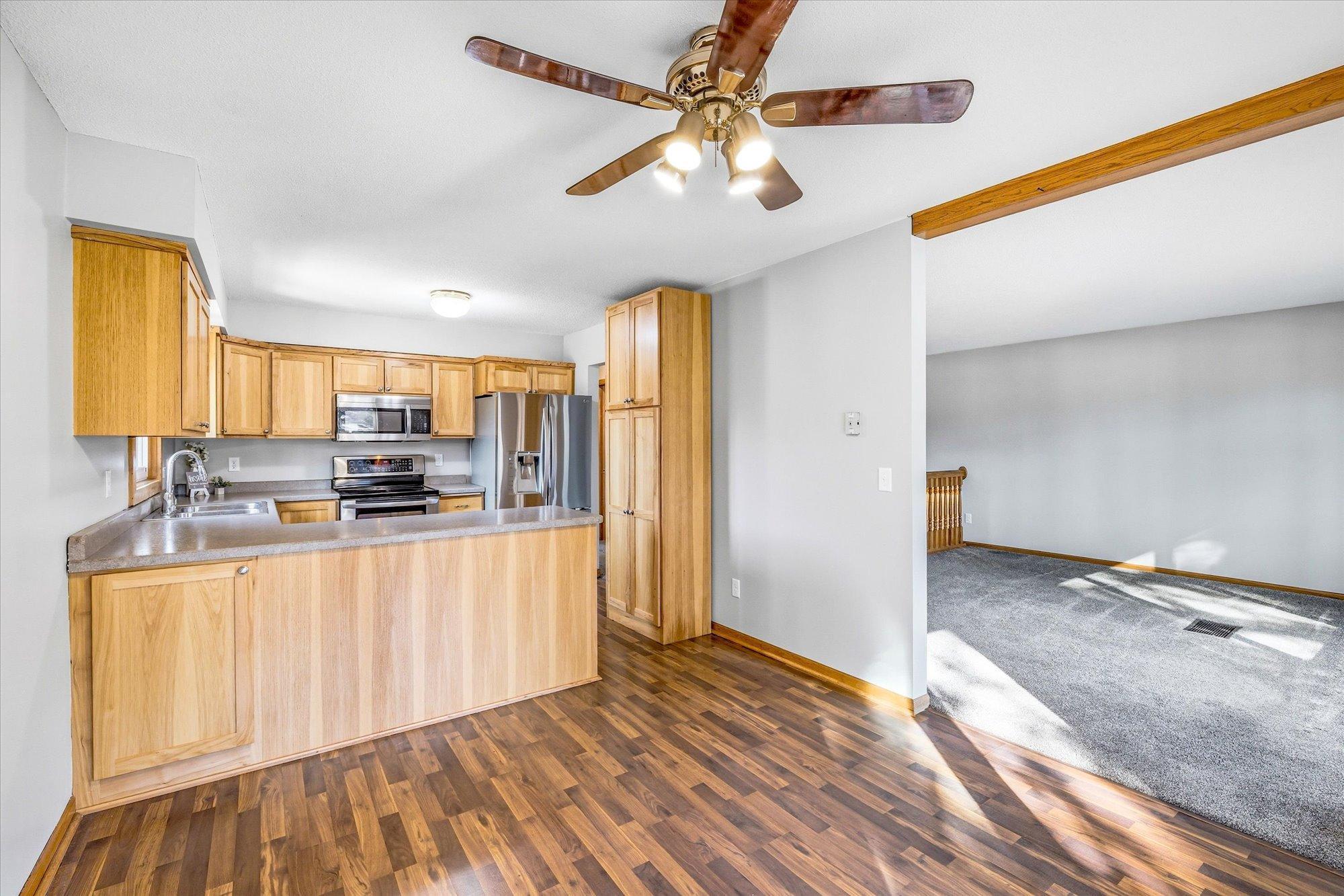 Extra pantry in the kitchen for more storage