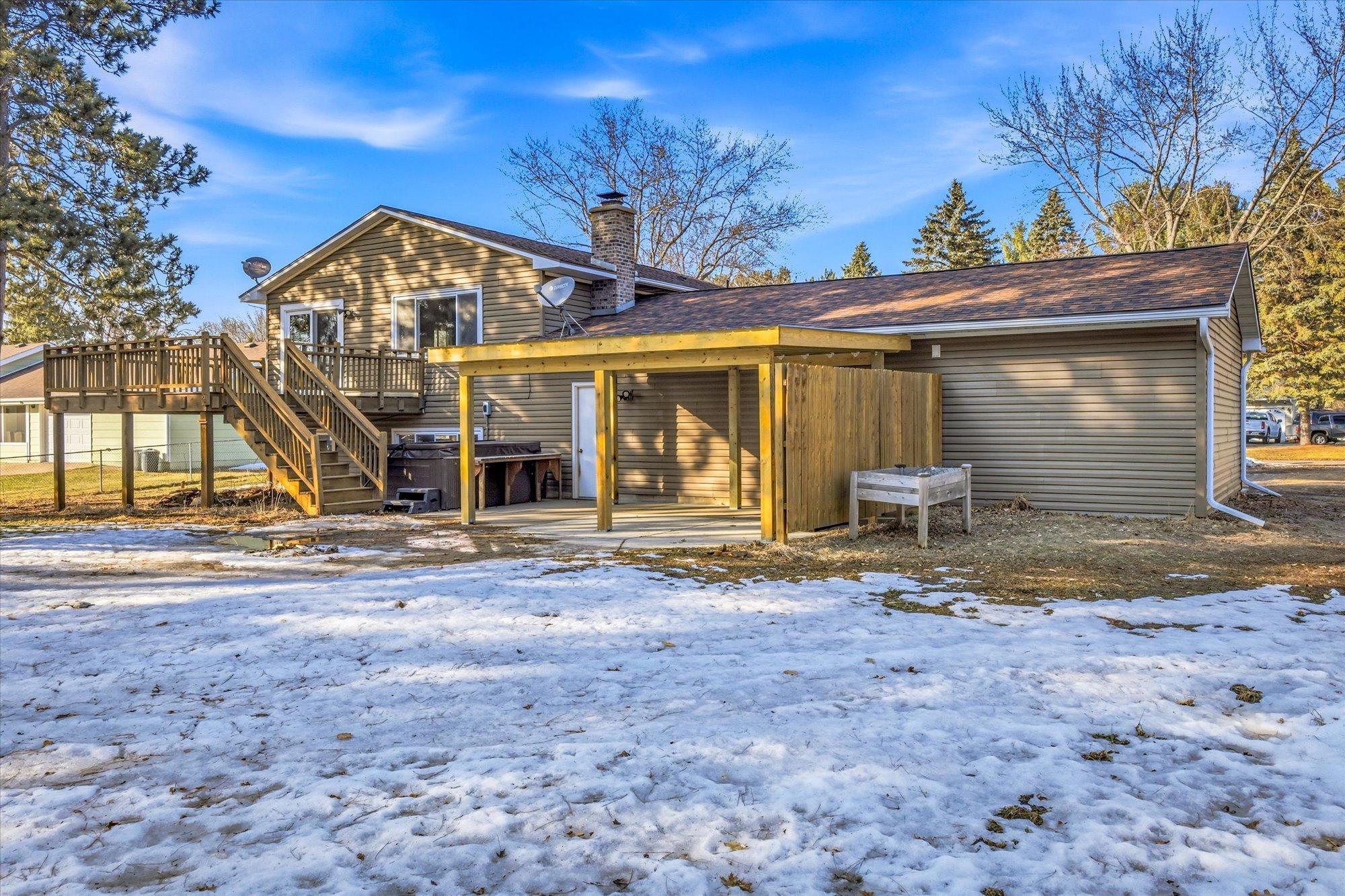 This covered pergola is ready for your new ideas