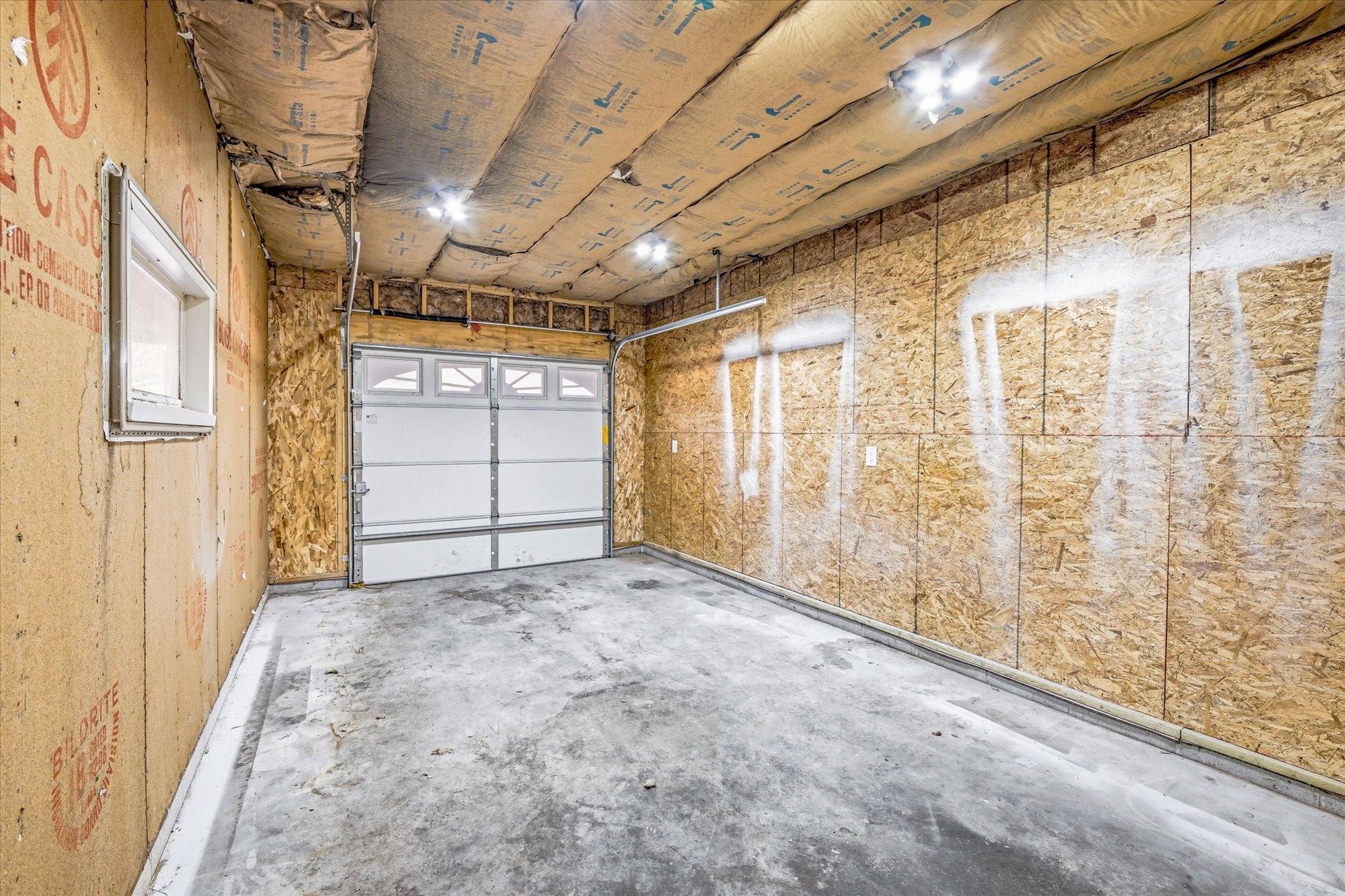 Additional 1 Car Insulated garage attached