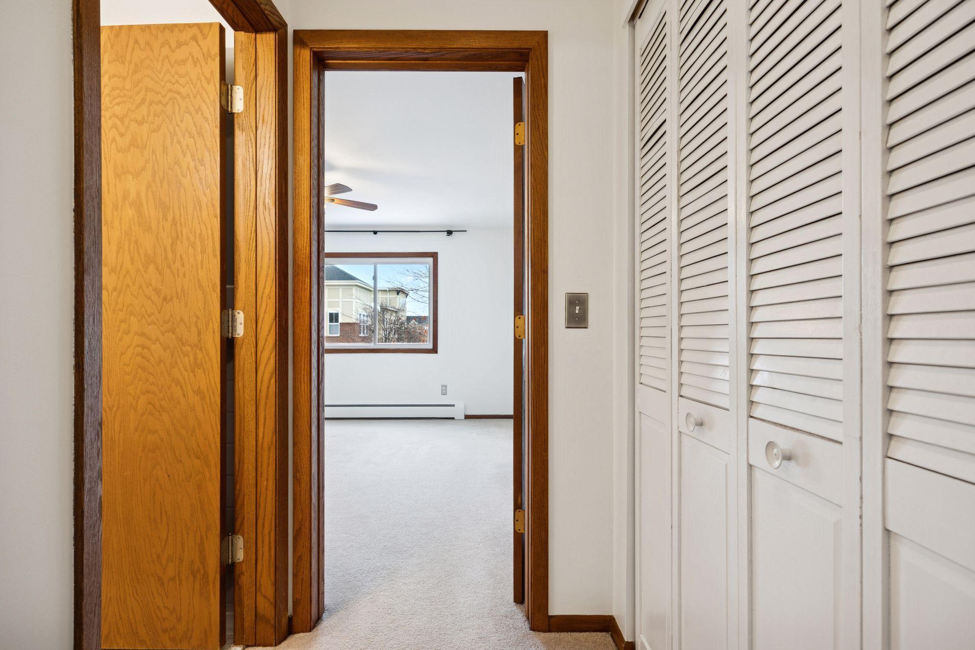Storage lovers, rejoice! An oversized linen closet with room for towels, bedding, cleaning supplies, and all the extras.