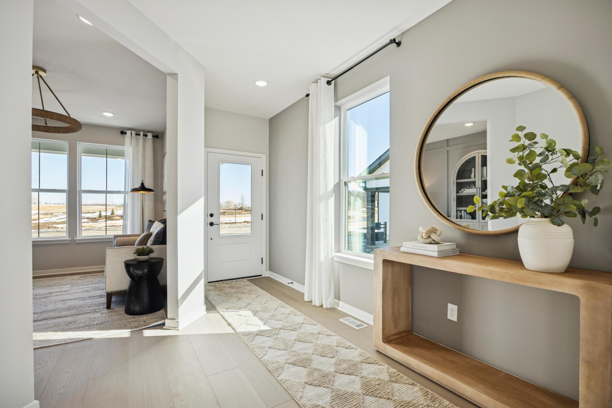 Welcome to the Dakota. This spacious foyer comfortably greats your guests and leaves a lasting impression.