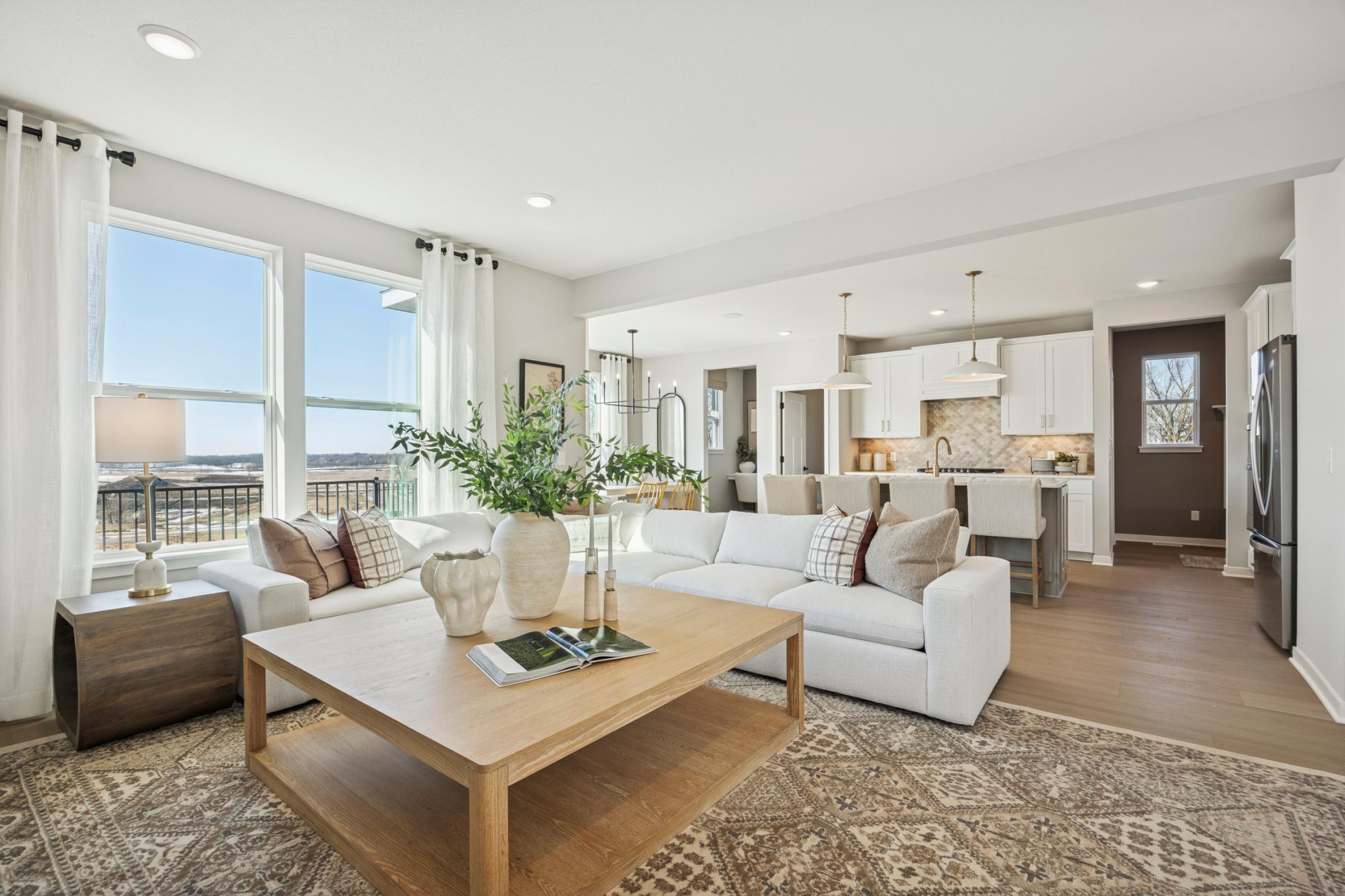 Easily accommodates generous seating and media setup, with flexible layout options to fit your lifestyle.