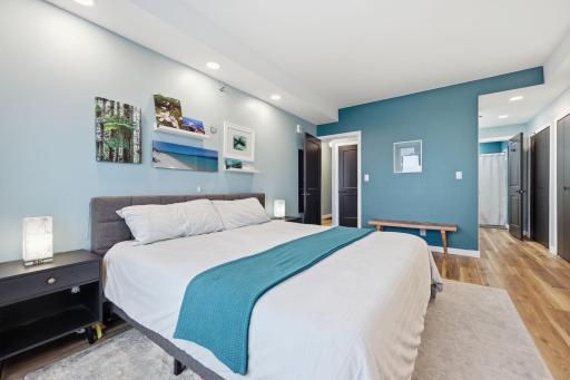 Generous bedroom with great light