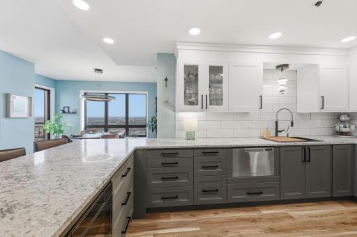 Bright and functional kitchen space