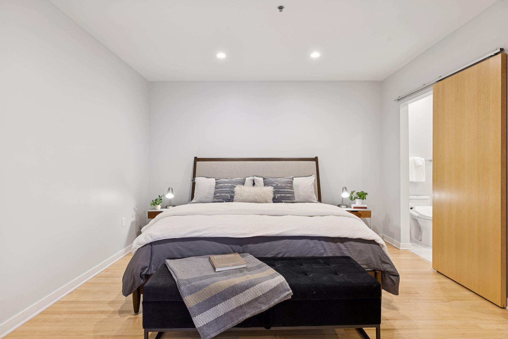 Primary easily accommodates a King Size