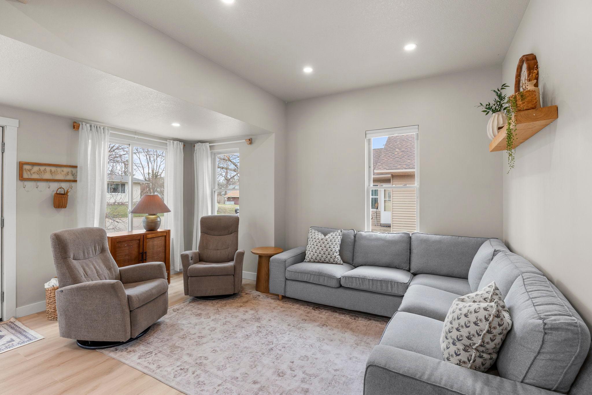 Another perspective of the living room.