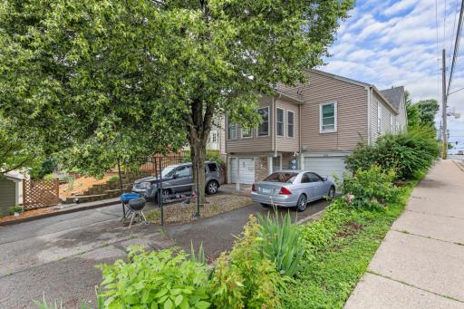 Individual driveways and 1-car garage for each unit