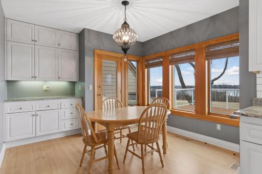 Enjoy relaxed morning breakfasts and casual evening meals in the informal dining room.