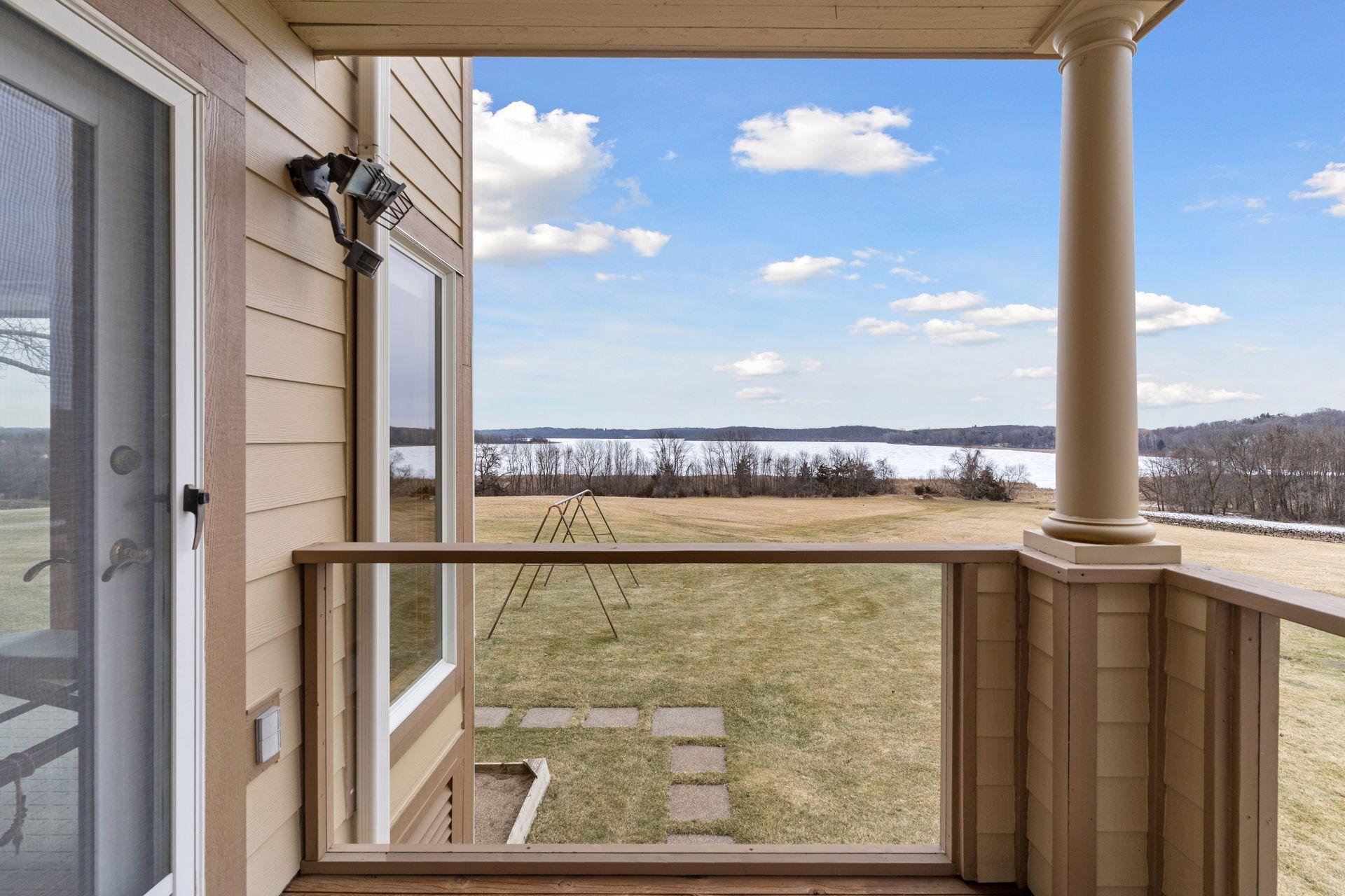 Just off the Exercise Room is a small deck.