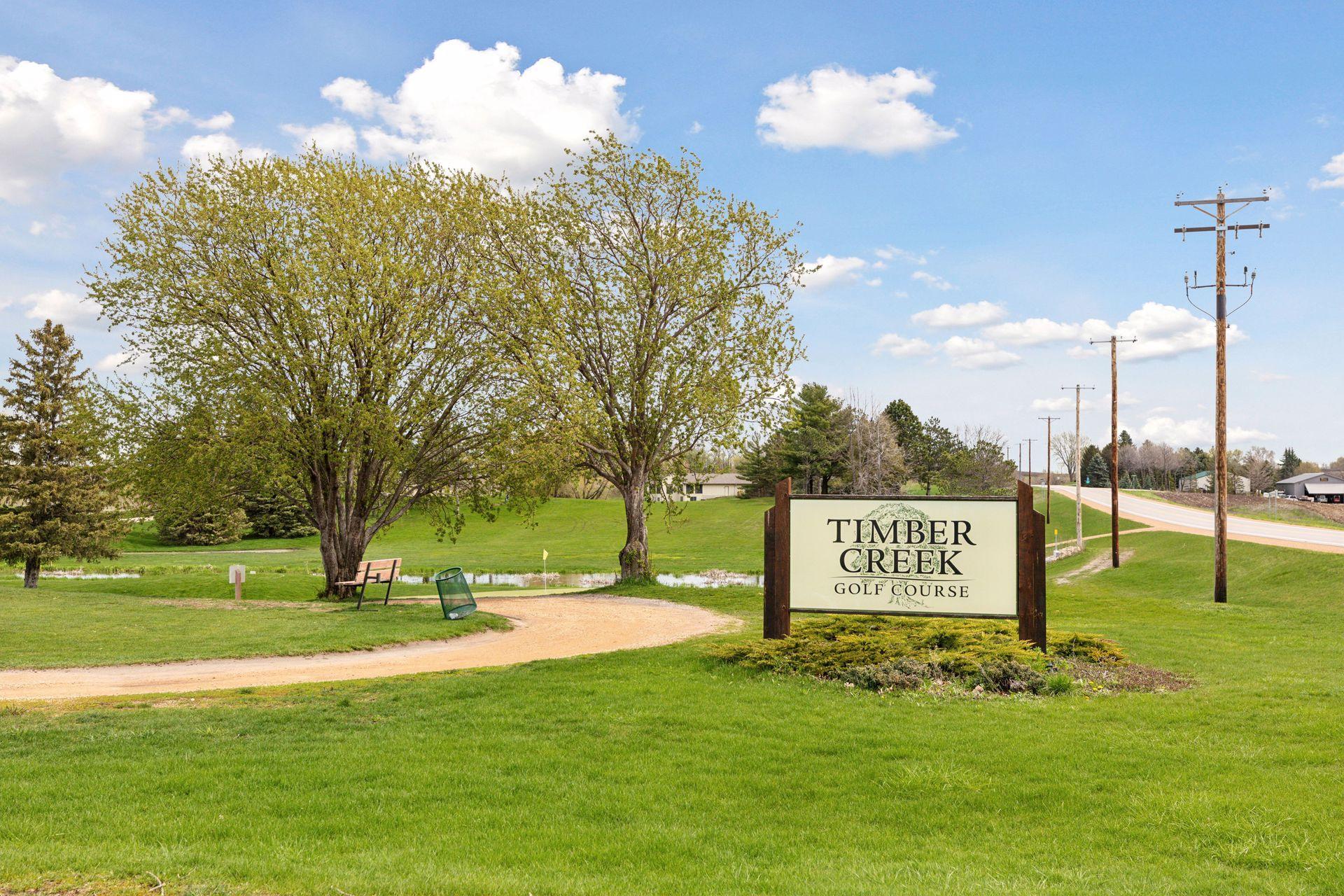 Just moments away is Timber Creek Golf Course.