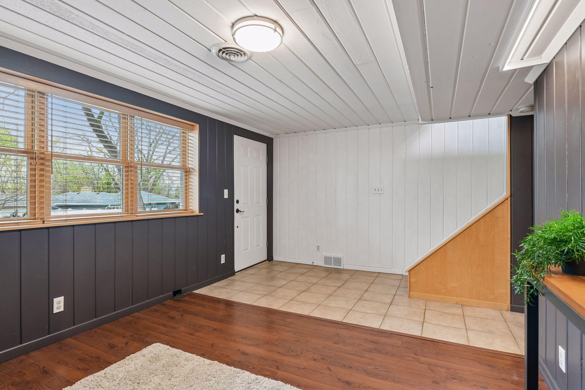 Welcome your guests in the spacious foyer with open stairway.