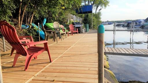Swim Beach Deck with Grill and Picnic Area