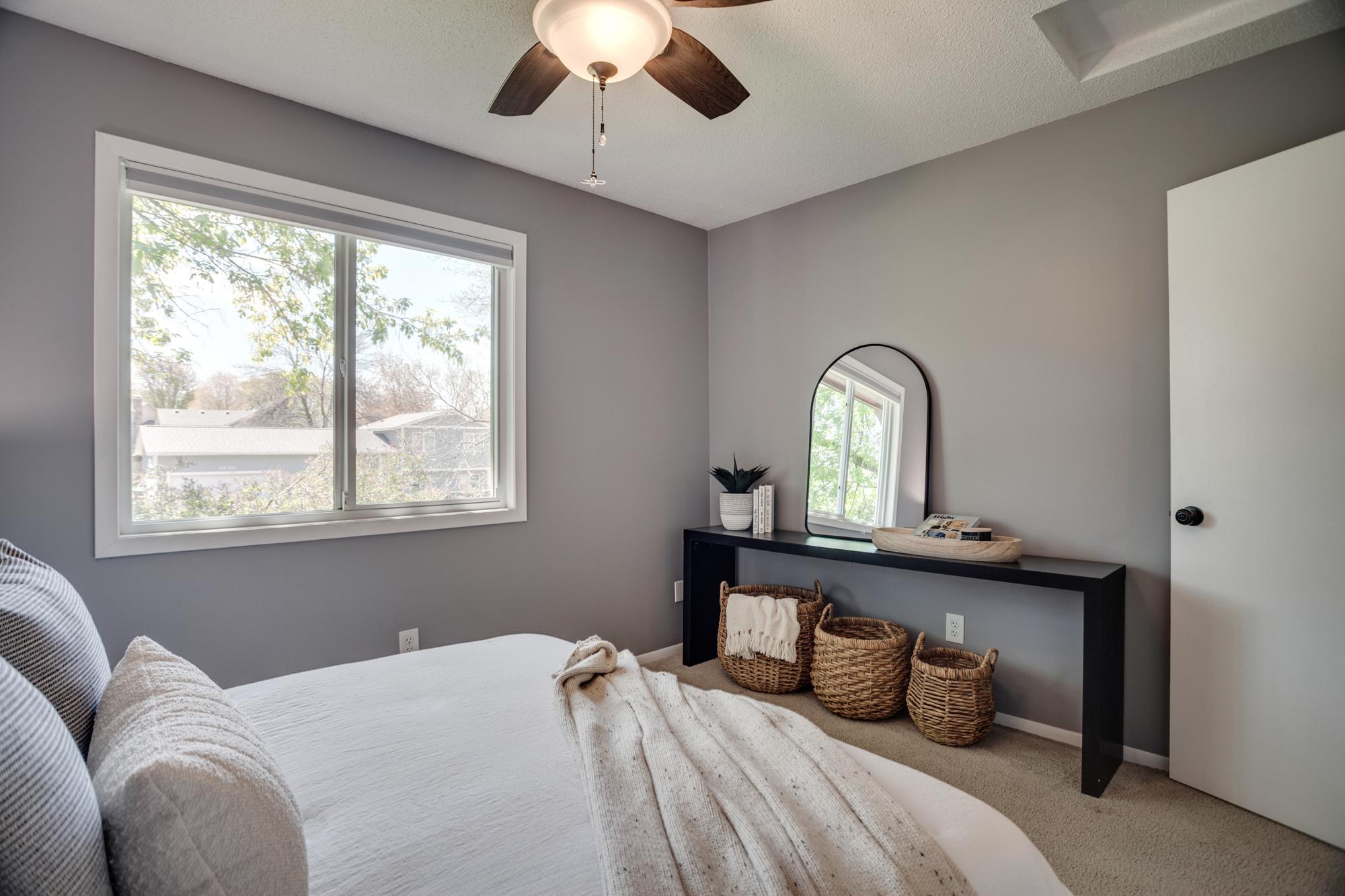 First of two bedrooms on the main level