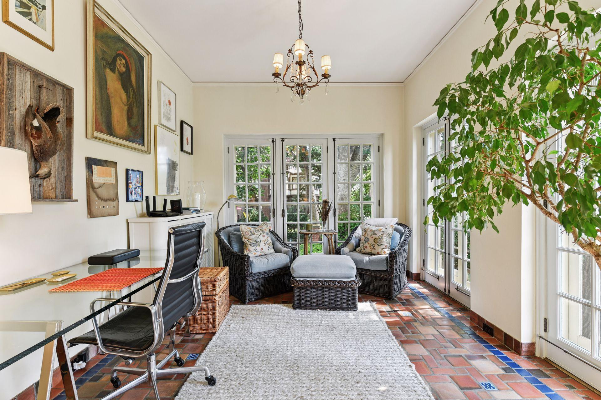 Light filled sunroom