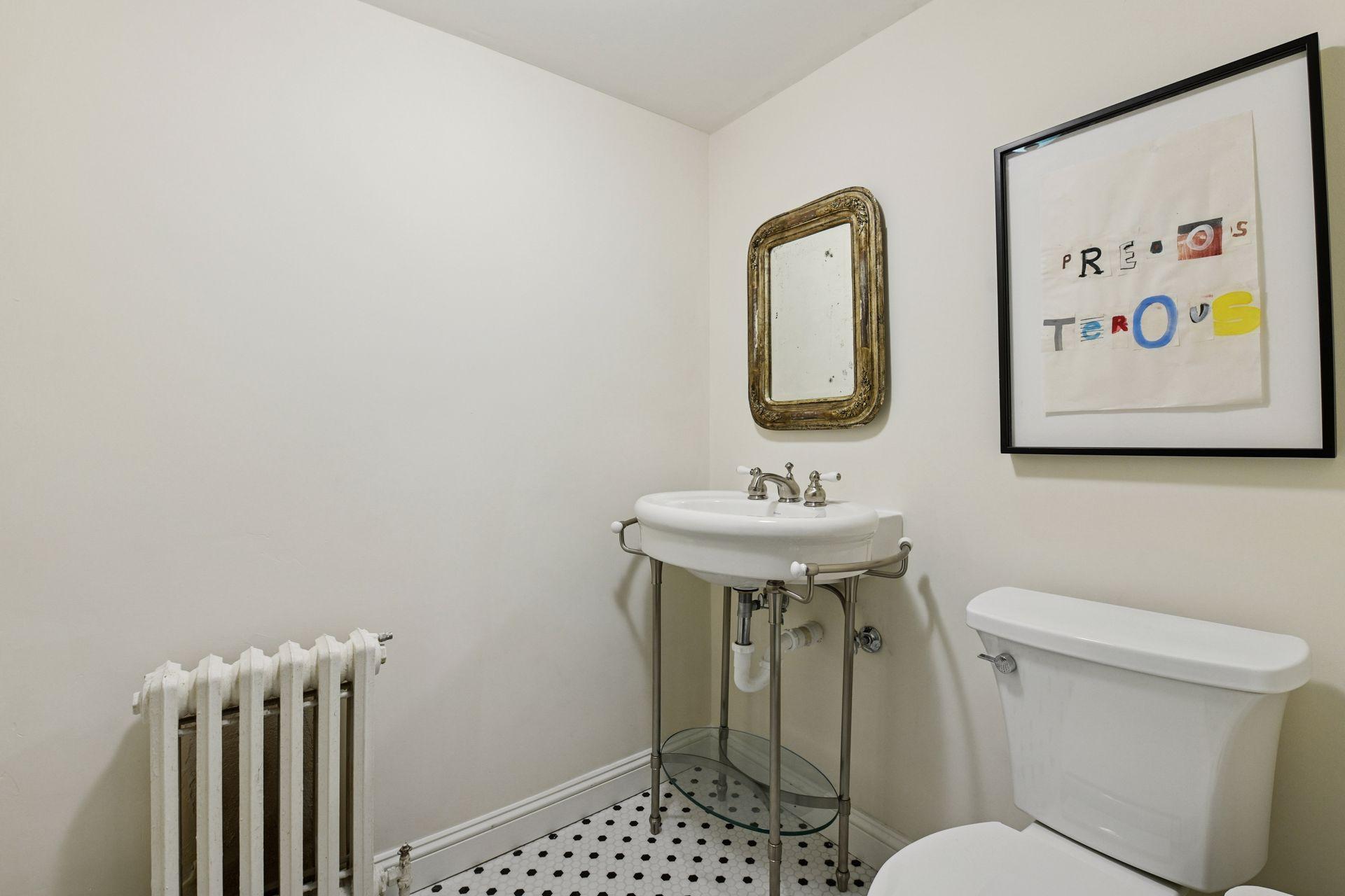 Lower level bathroom