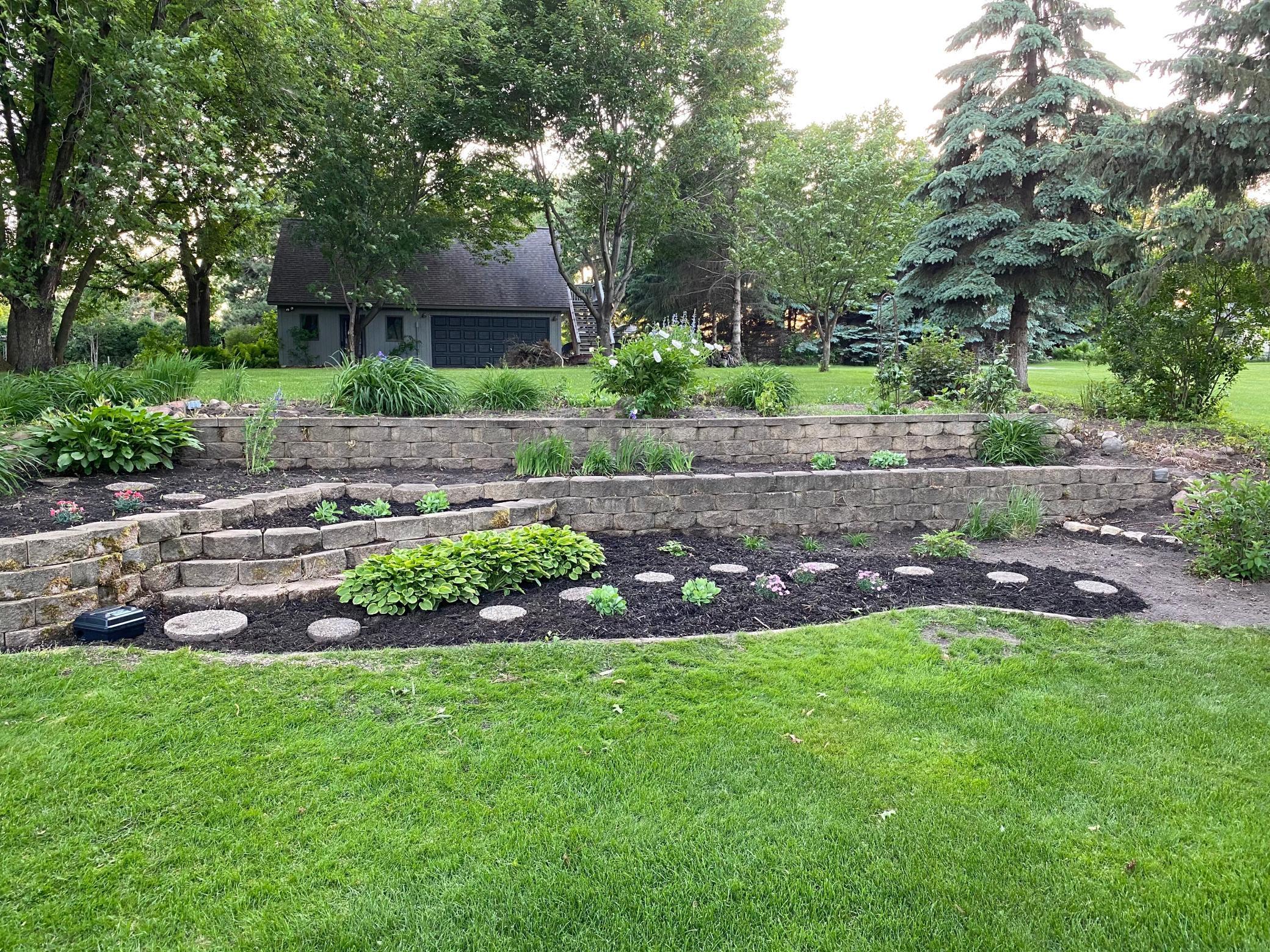 Landscaping in warmer seasons