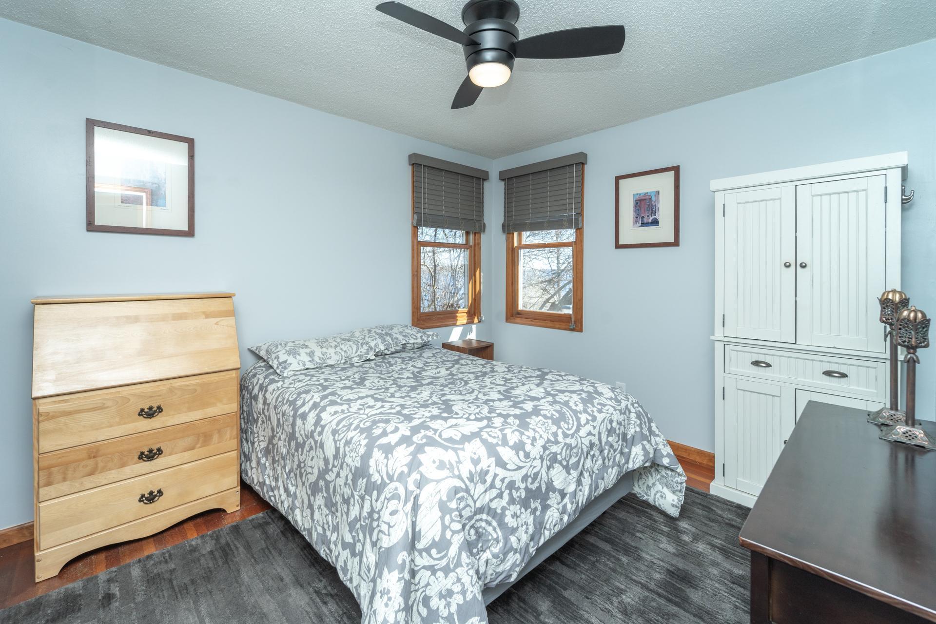 Relaxing primary suite with peaceful views and comfortable layout.