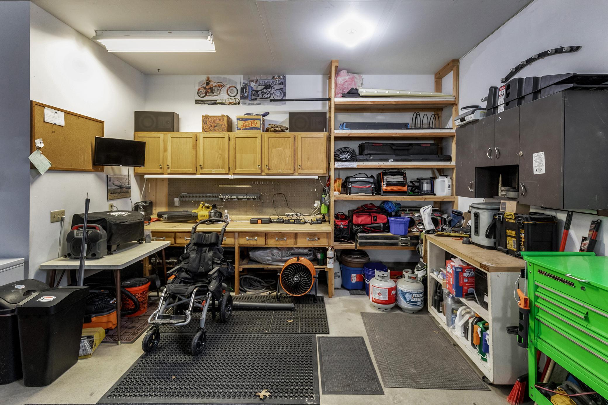 Workshop in Heated Garage