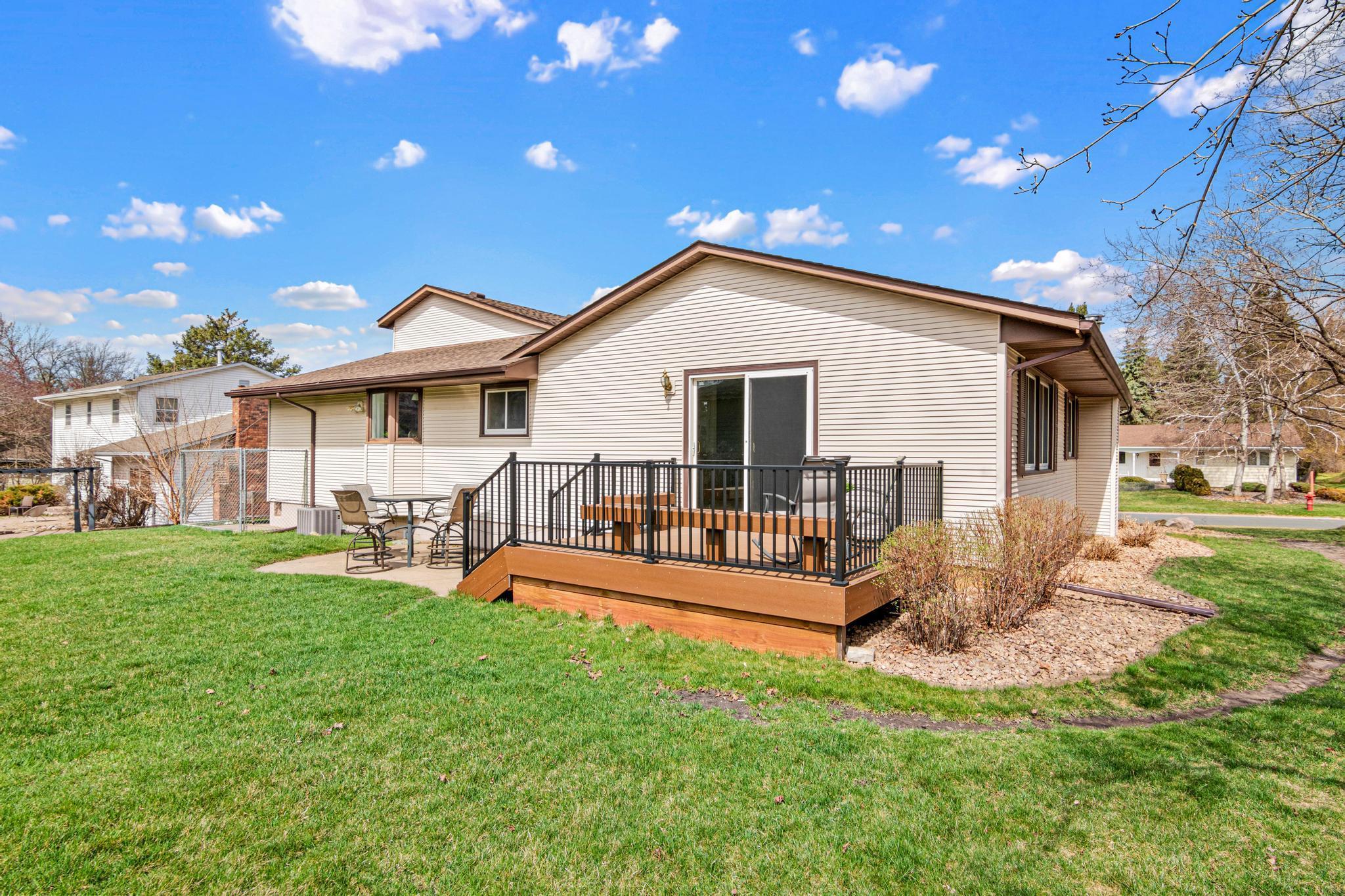 Brand new maintenance-free deck—perfect for summer grilling and outdoor gatherings.