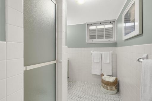 Large 3/4 lower level bath