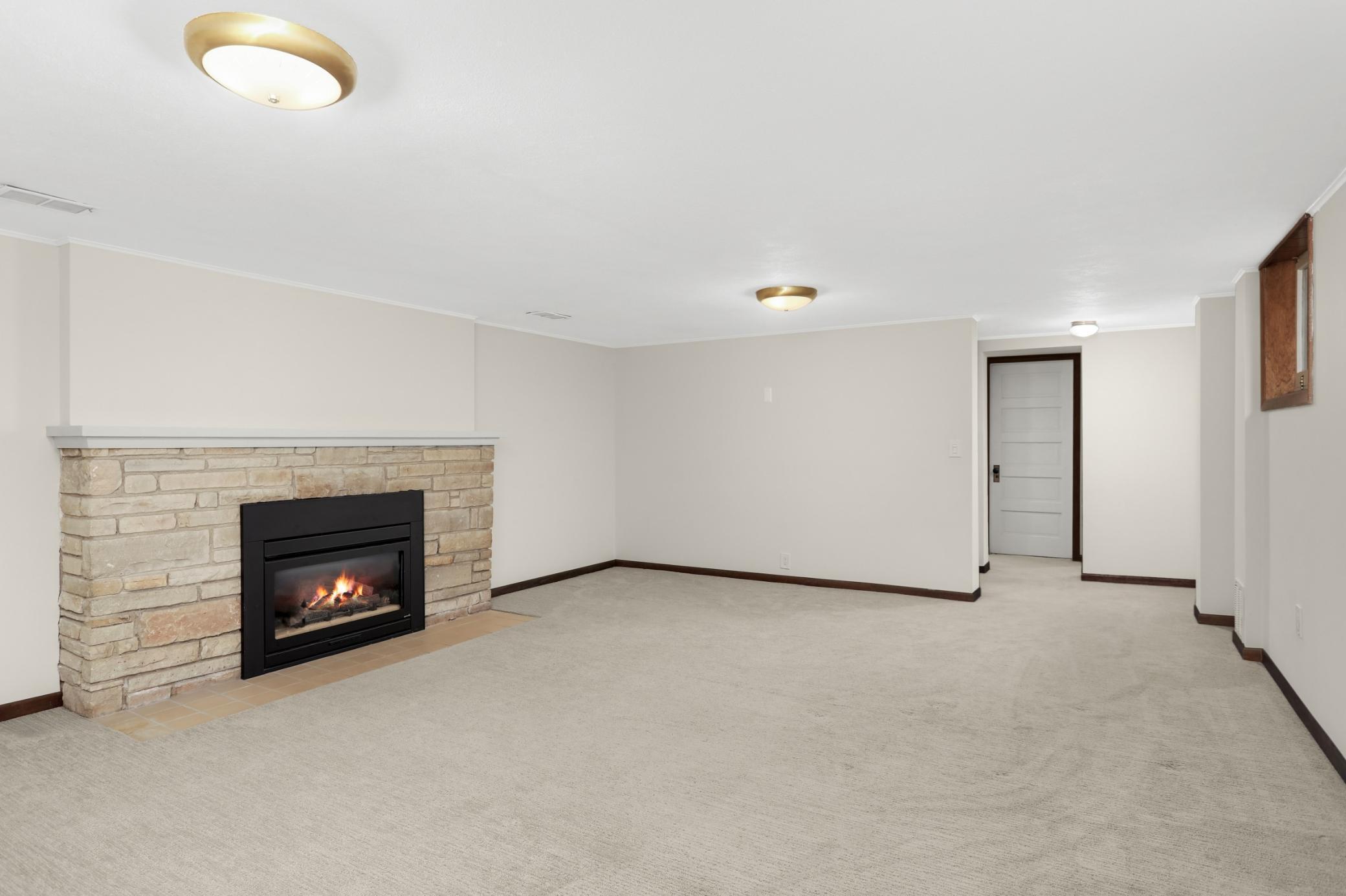 complete with a second gas fireplace