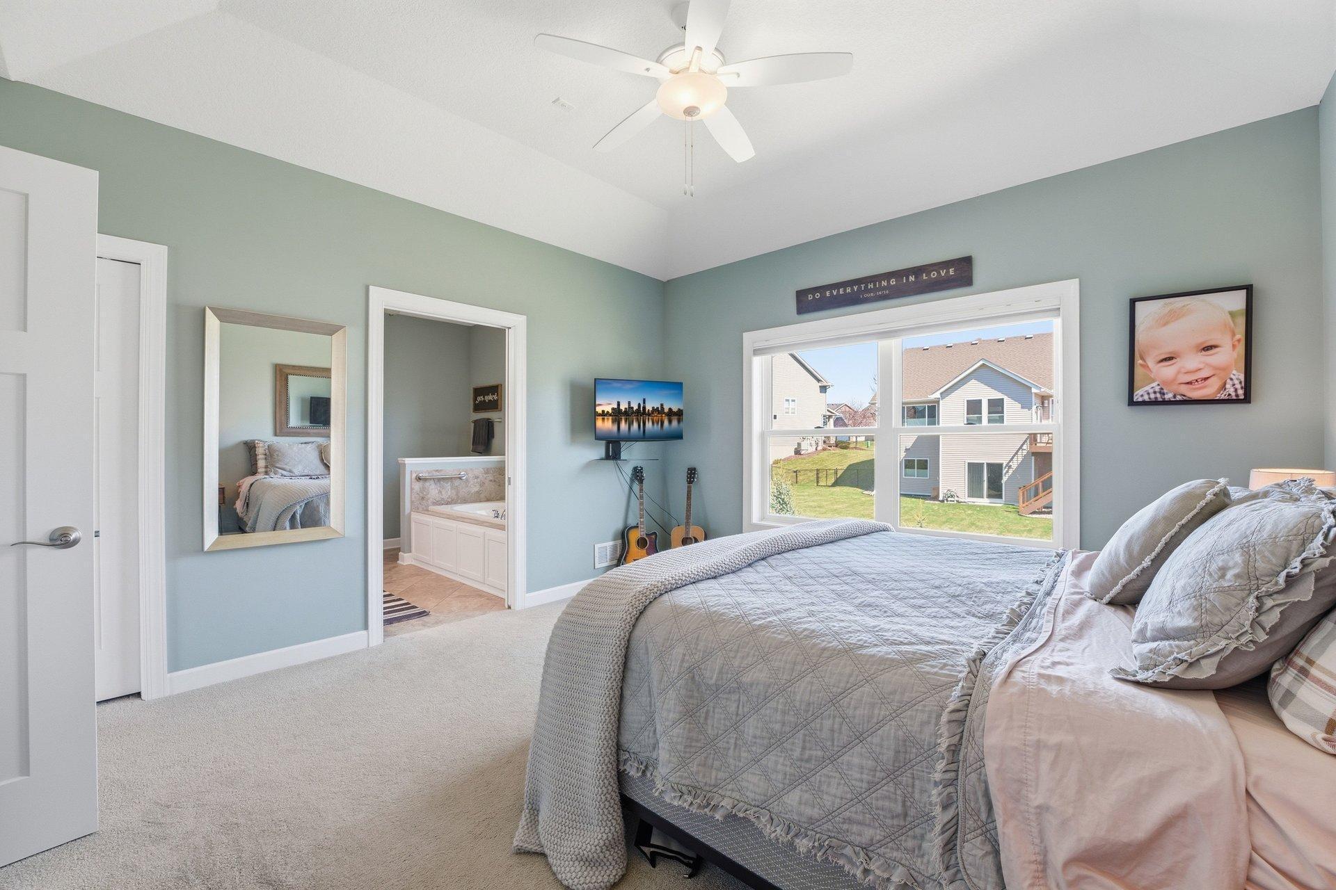 Primary bedroom view