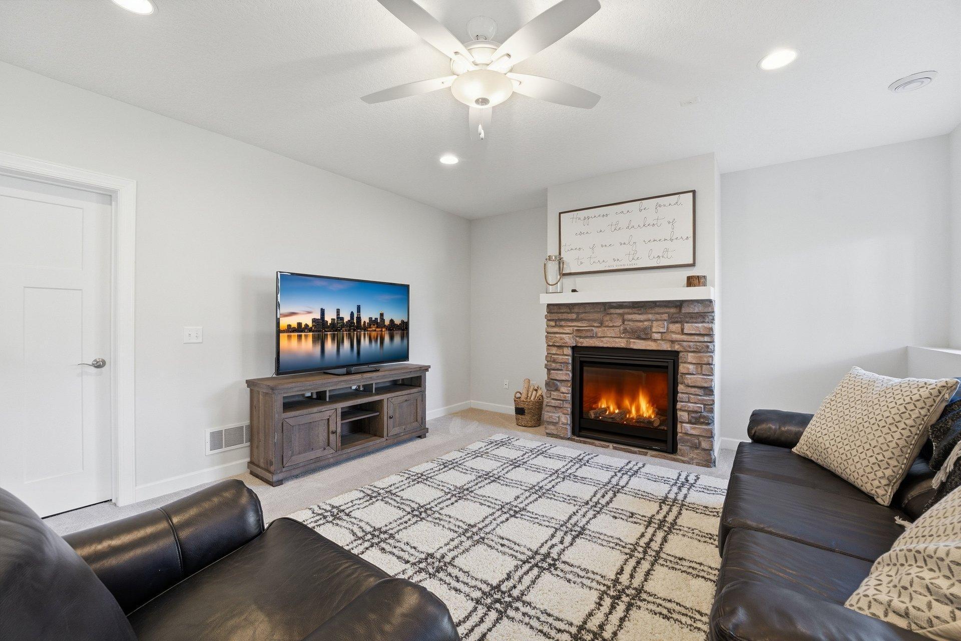 Lower level family room