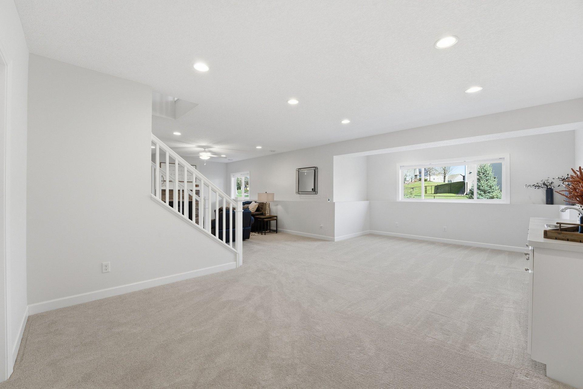 Lower level bonus area