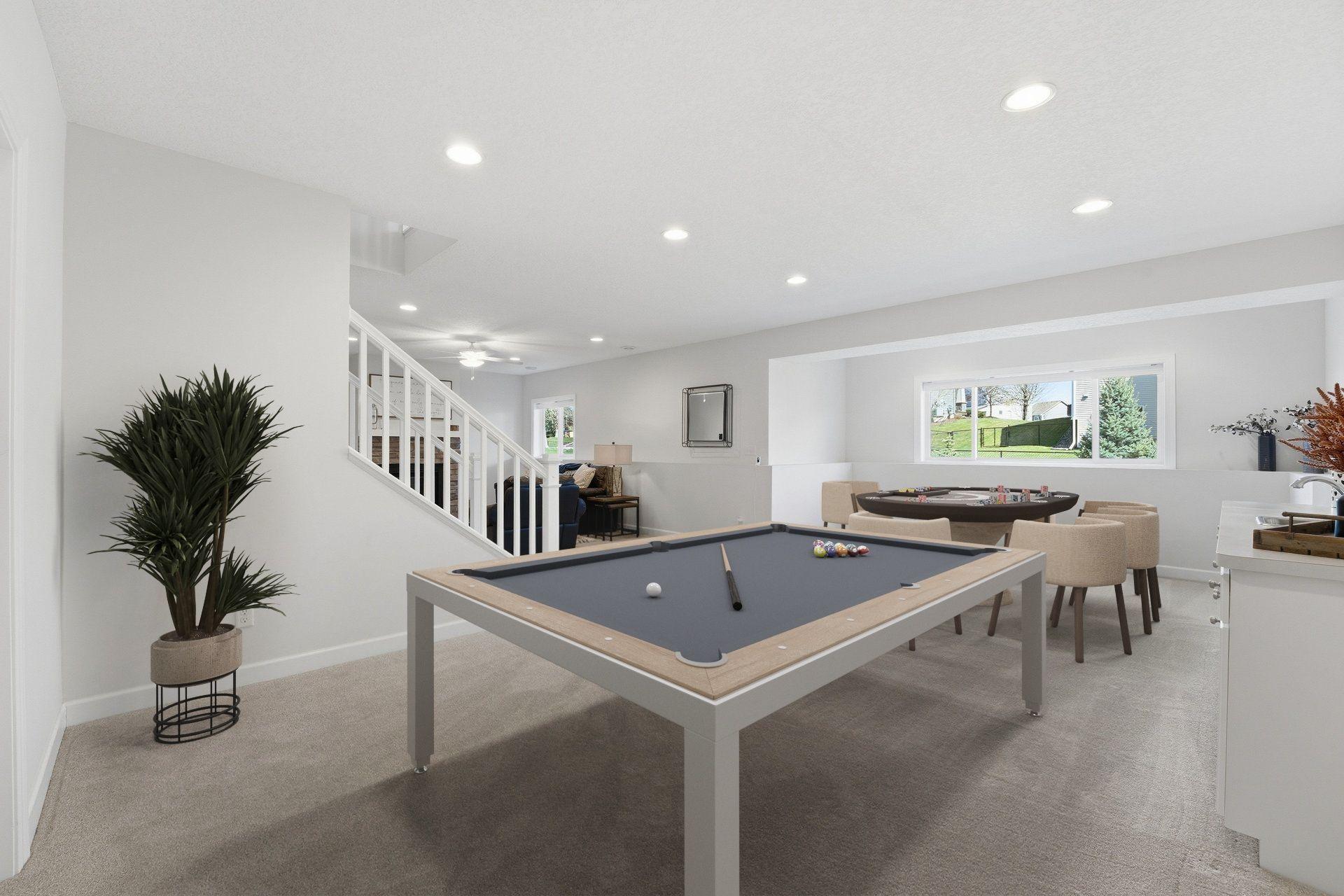 Lower level bonus area