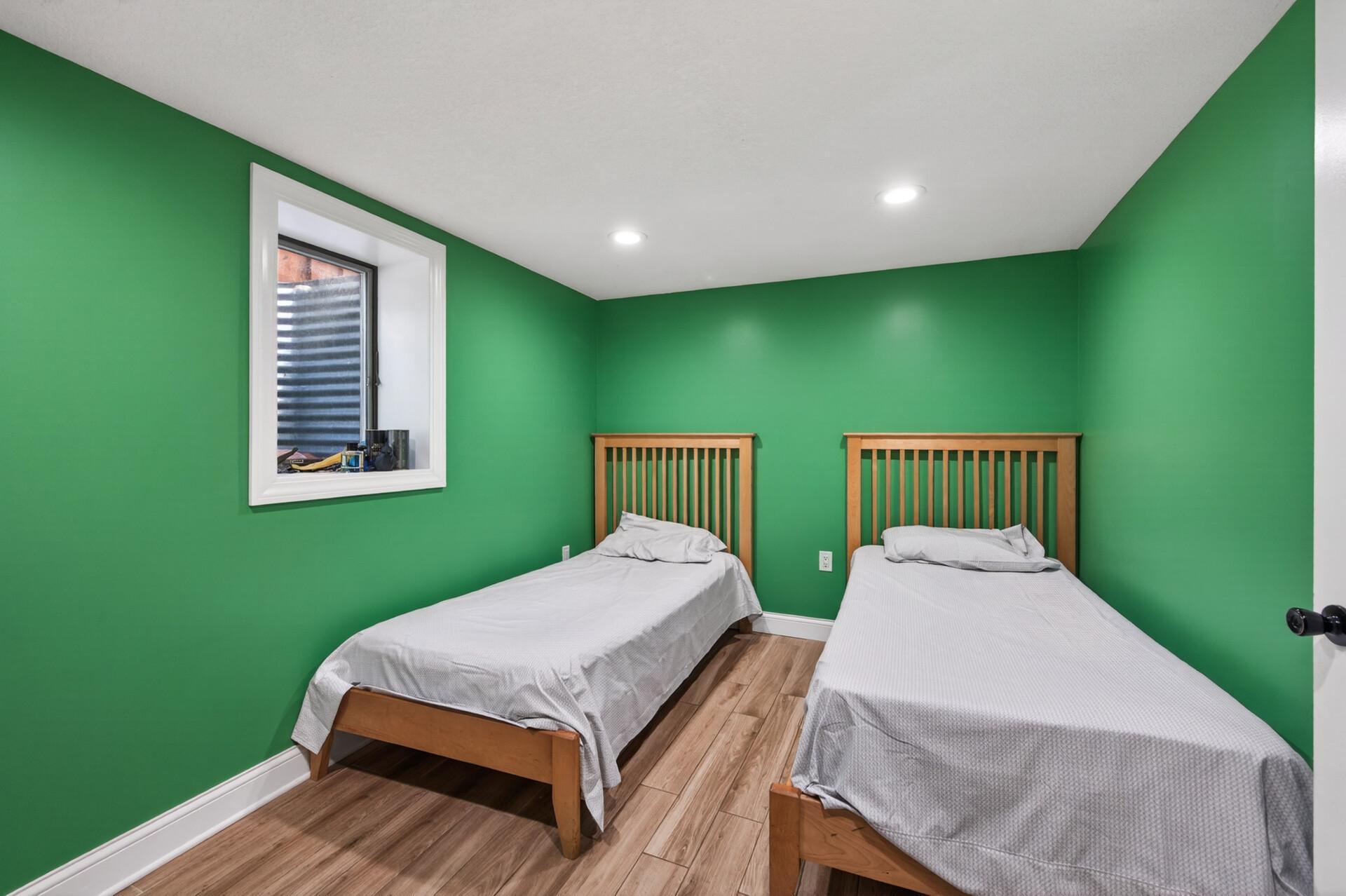 Lower level 3rd bedroom