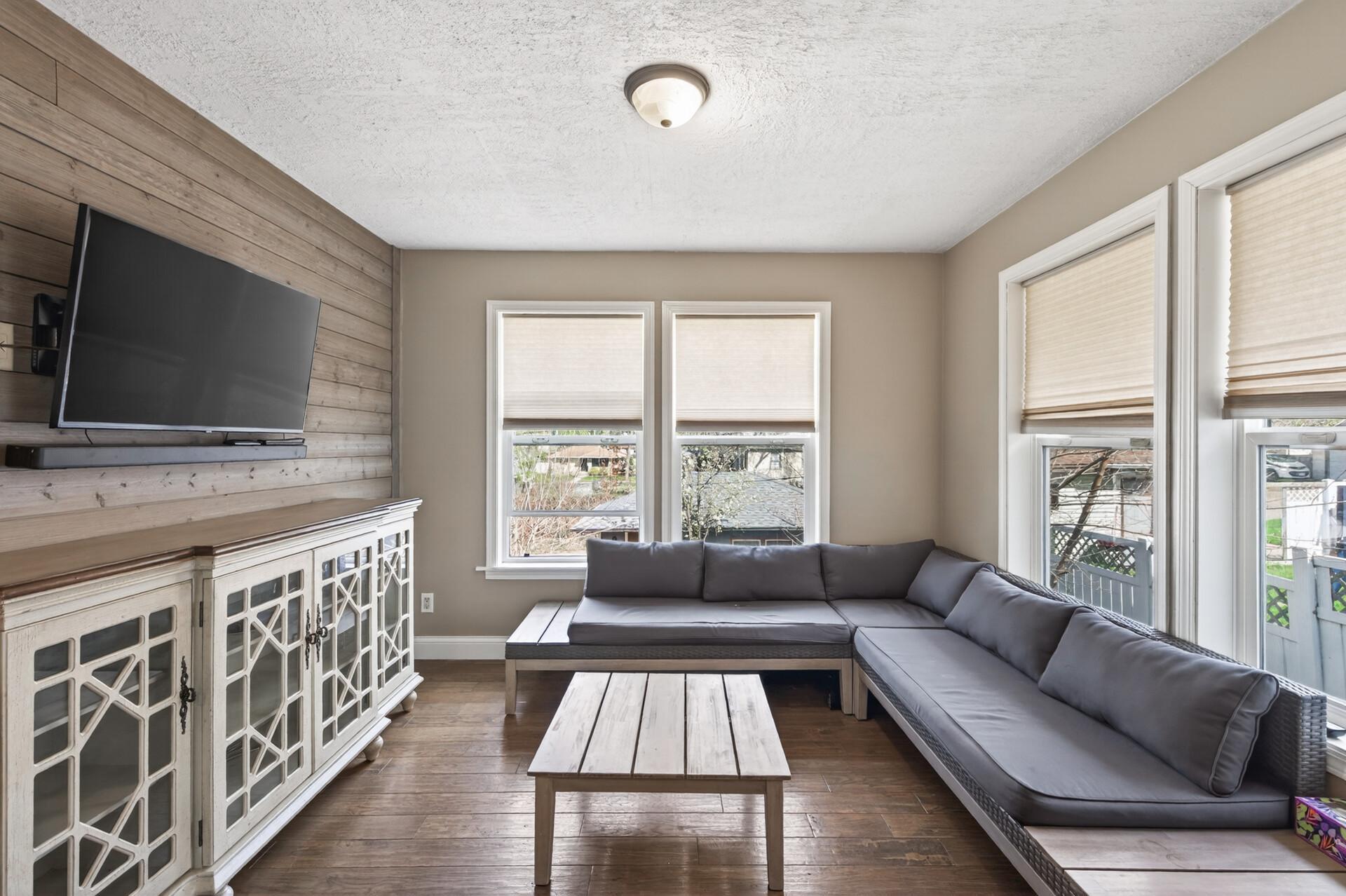 Main level sun room