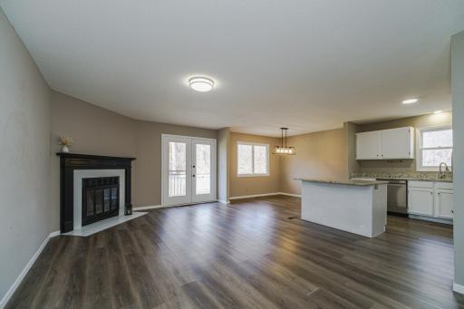 Spacious open floor plan offers lots of daylight