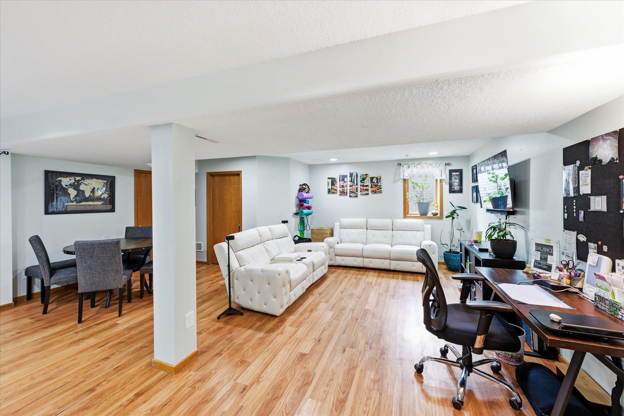 Huge lower level family room