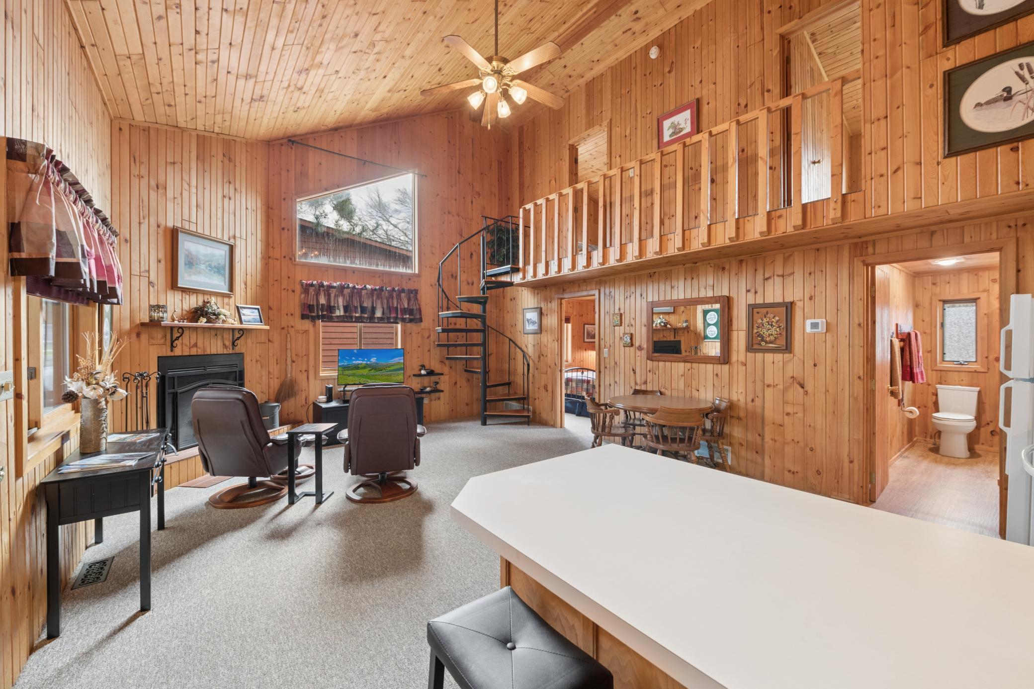 Large main floor open area.