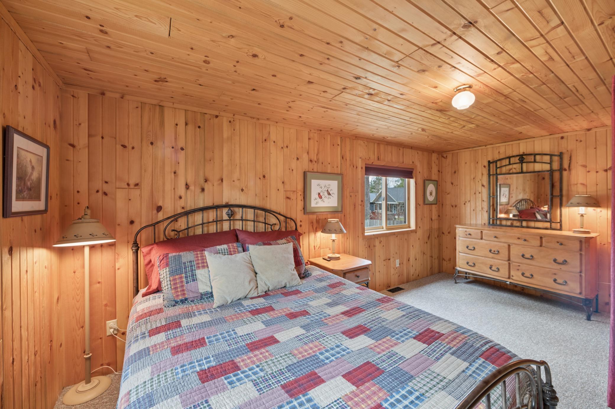 This main bedroom on the first floor - it's huge!