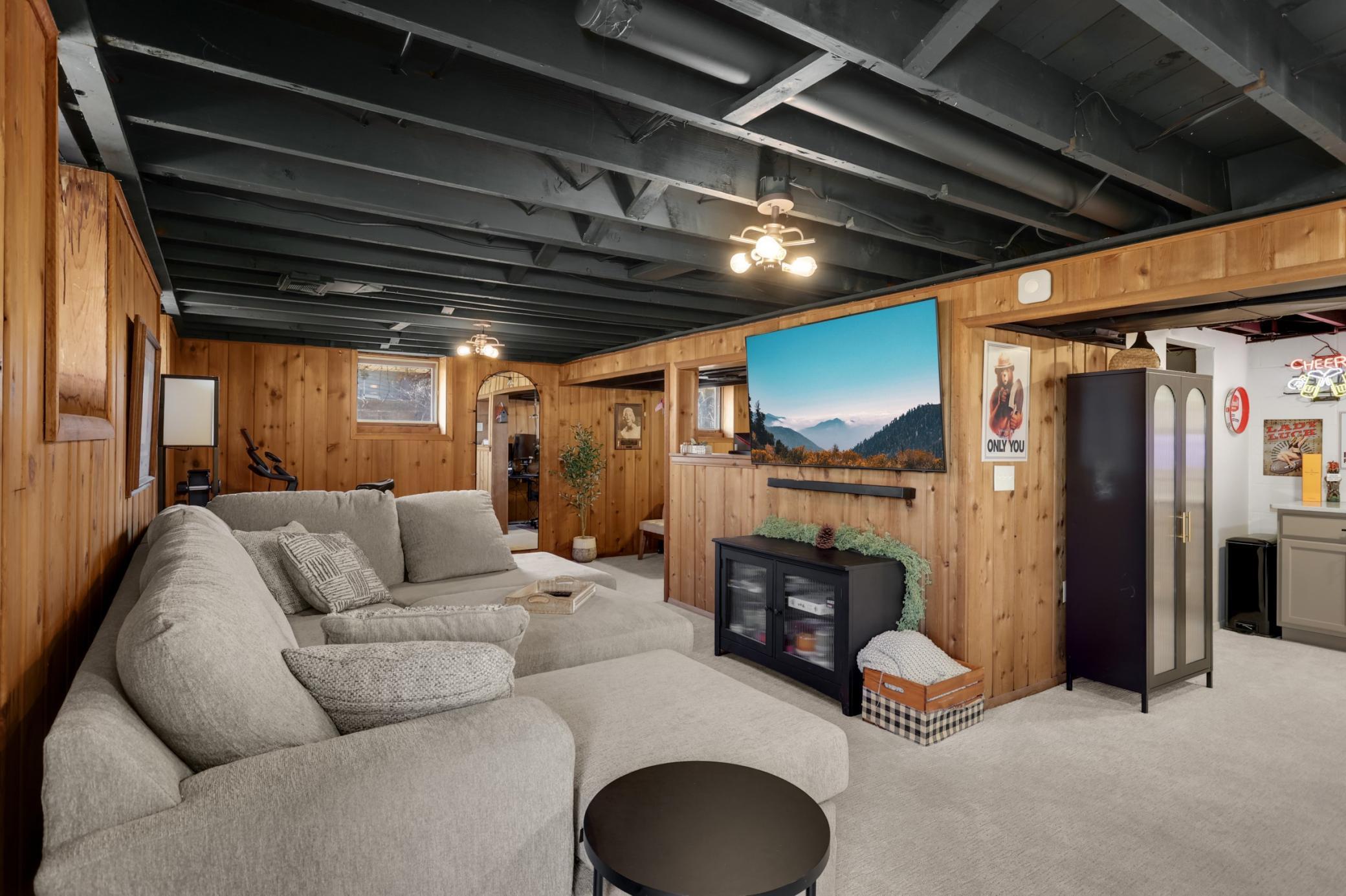 Great family room space