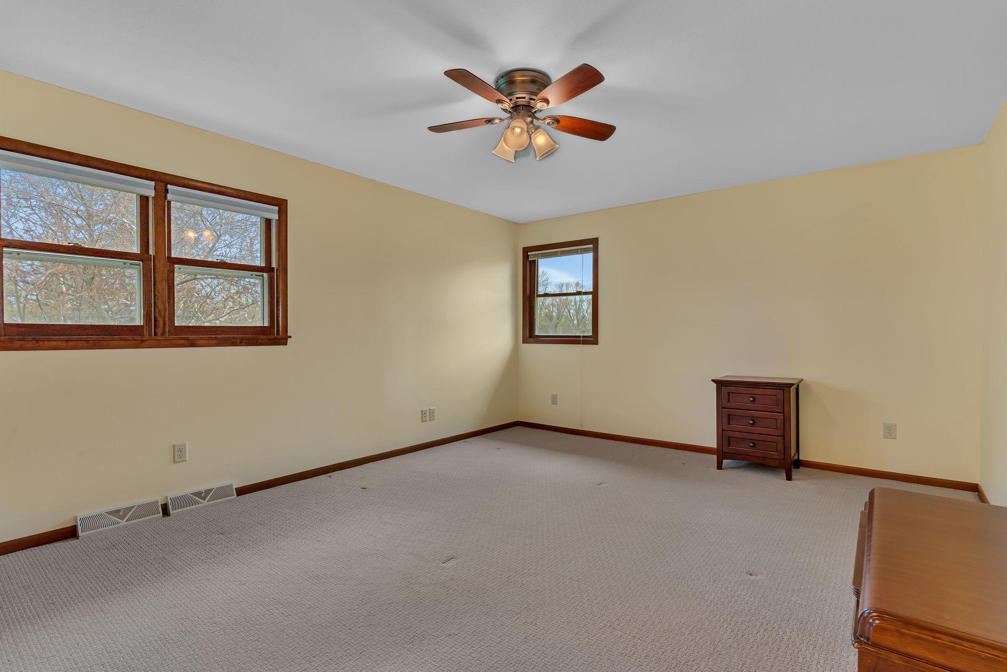 Large Main Floor Primary Bedroom