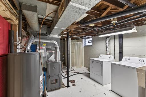 Newer furnace and water heater