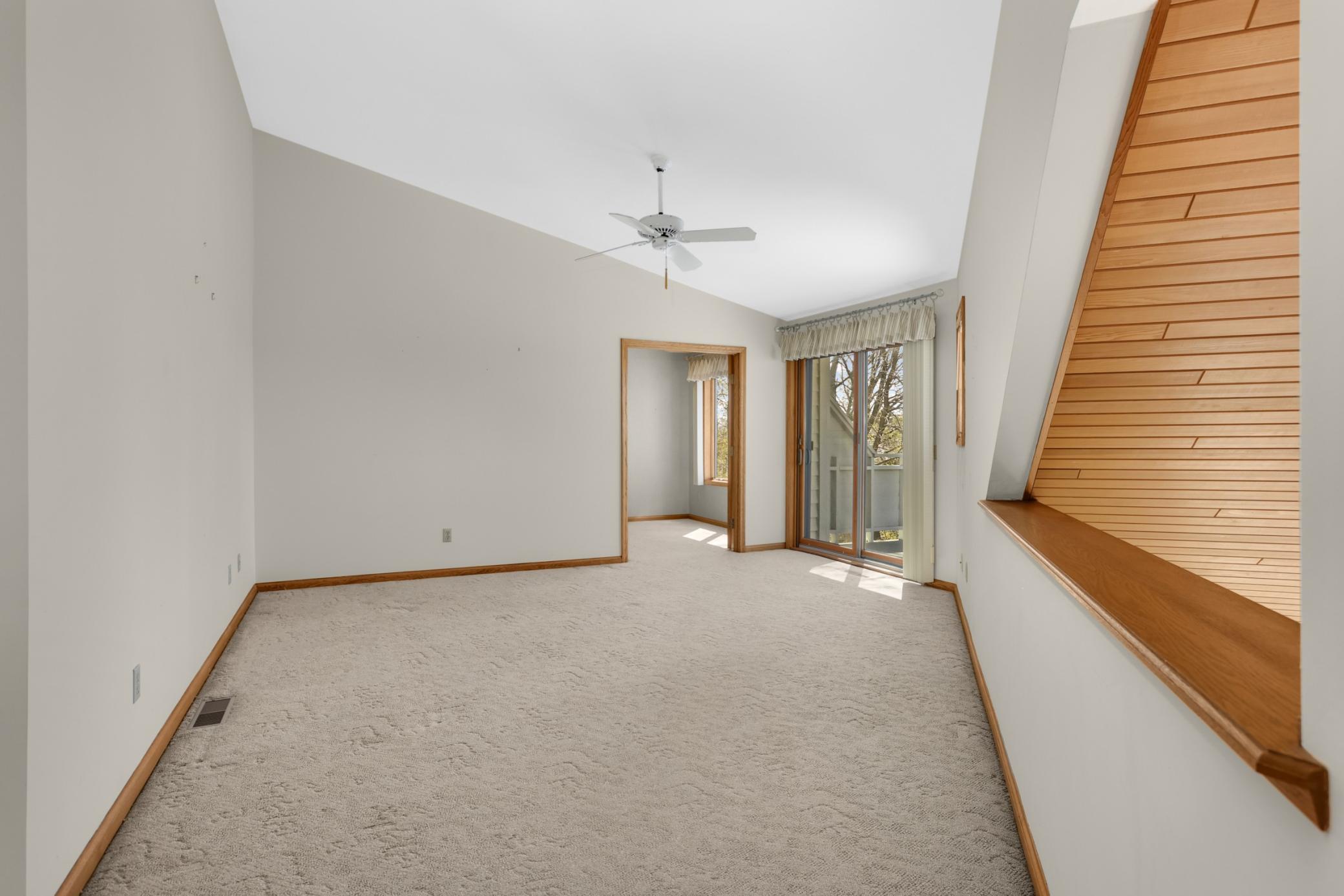 Loft area is quite large! So many possibilities in this space.