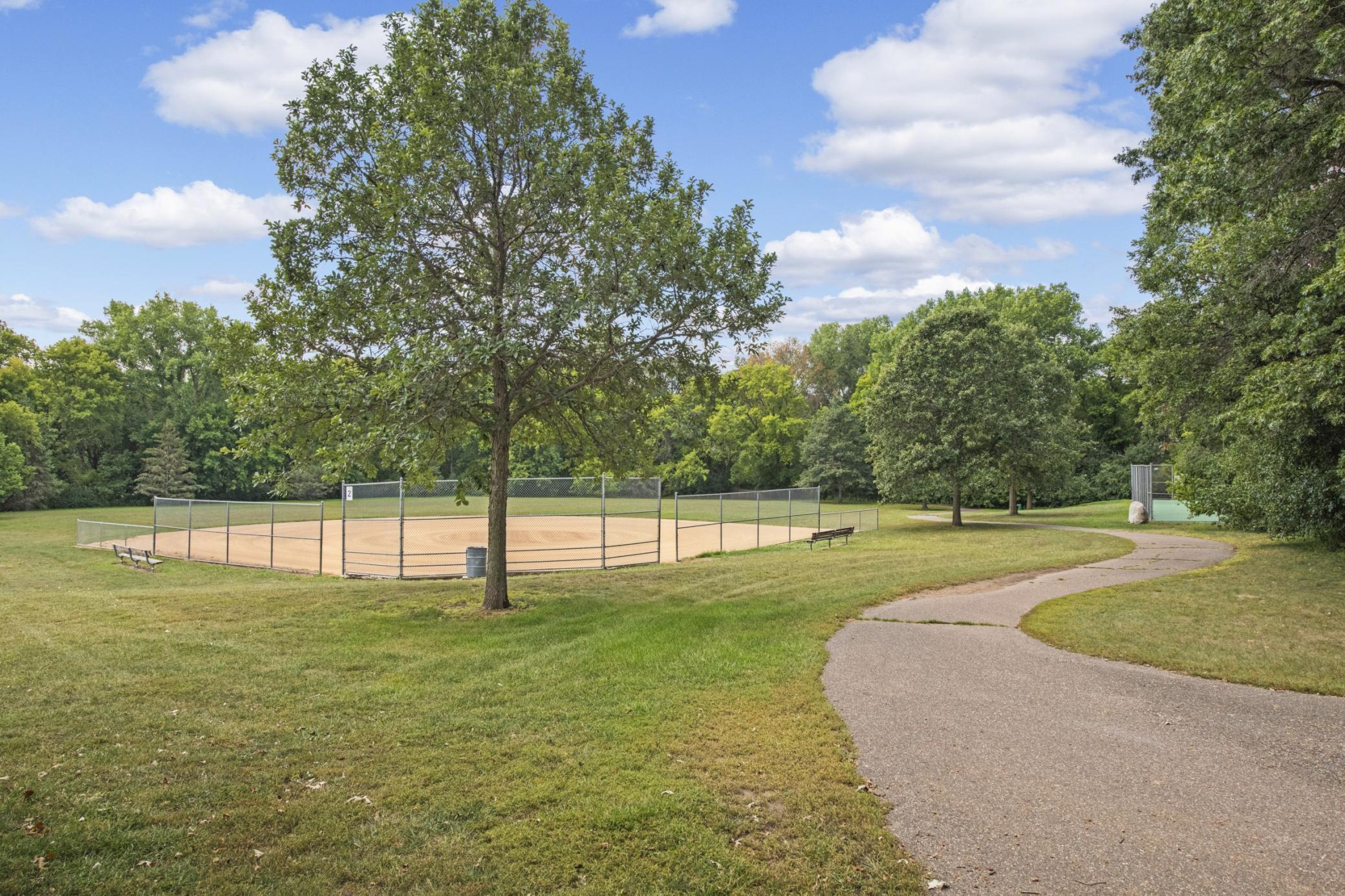 Paved trails are perfect for a walk or bike ride!