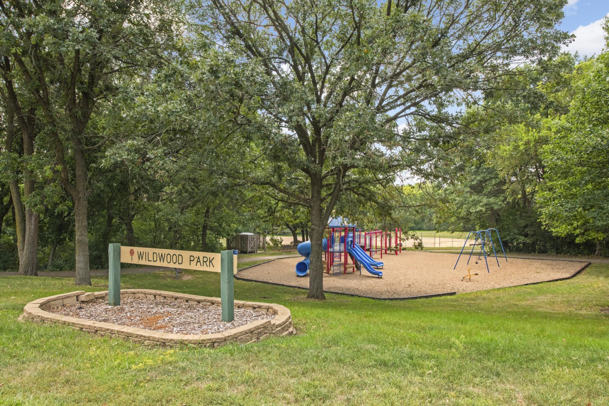 Just blocks from the home is fun Wildwood park - perfect for kids or a spot to walk the dog!