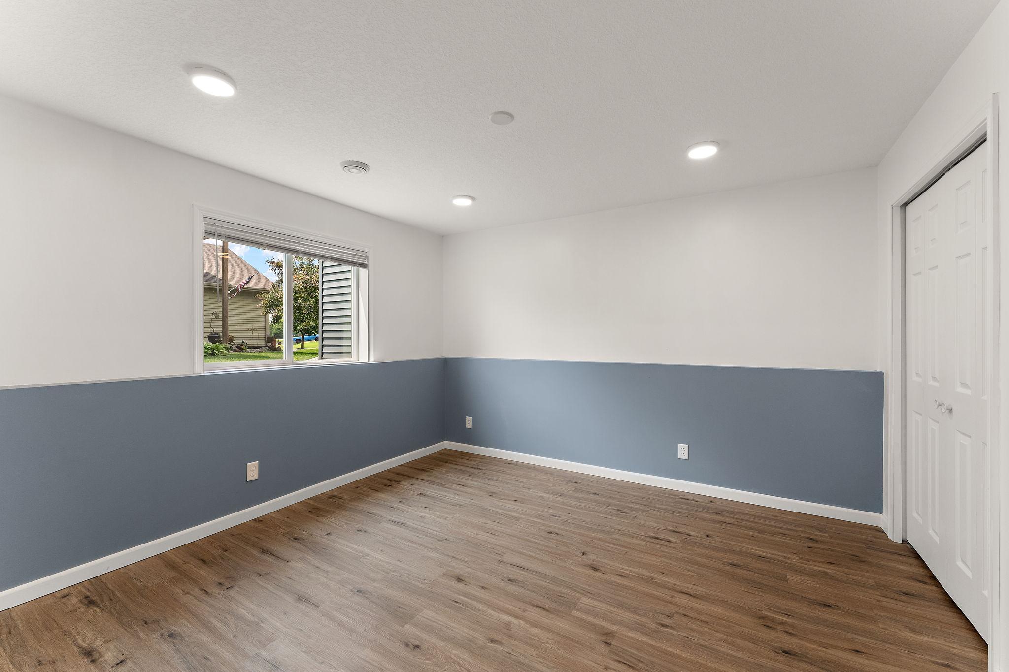 Fifth bedroom is huge, ready for your work-out equipment, hobbies, playroom or office - so many options