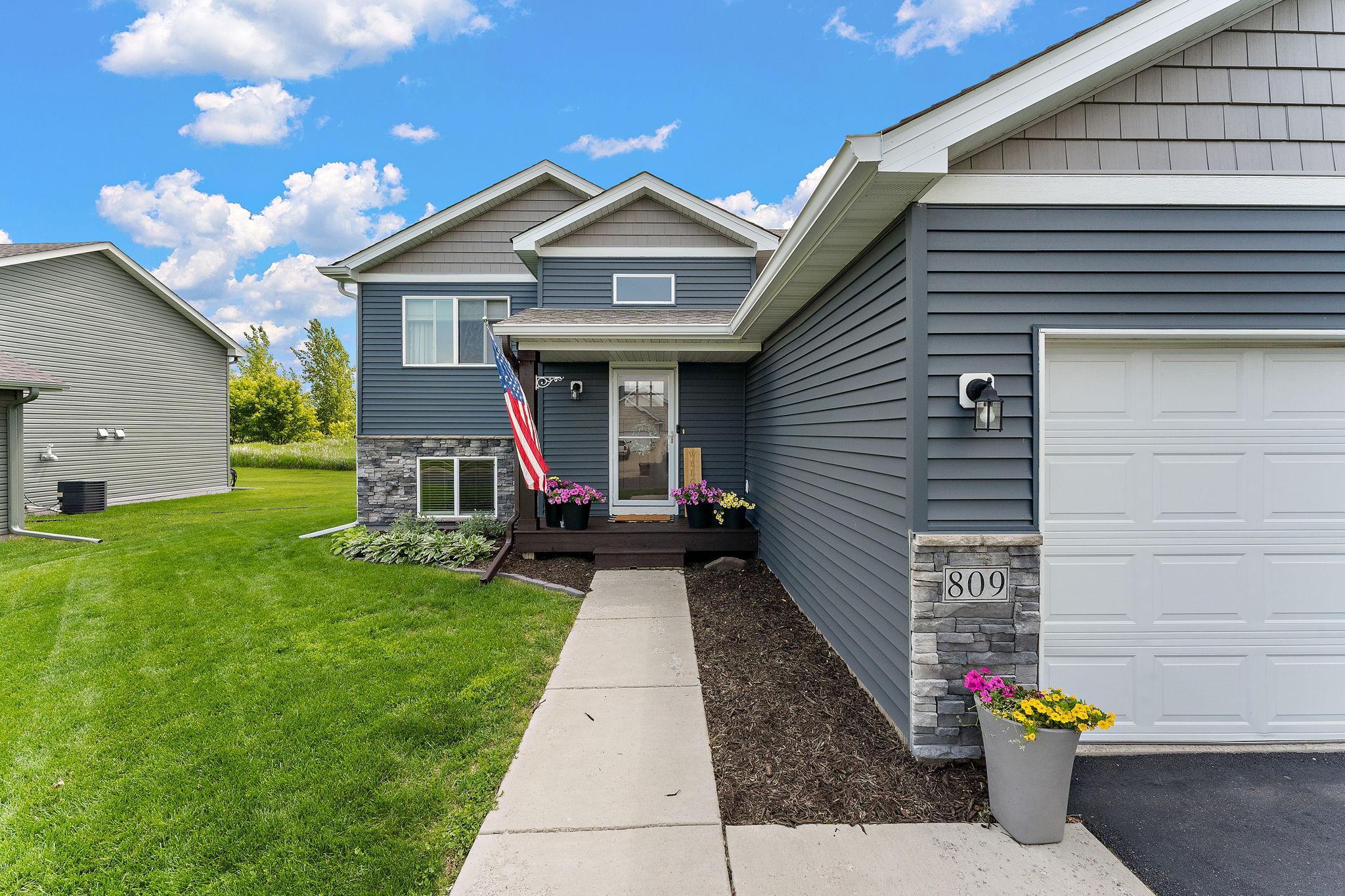 Welcoming entrance and curb appeal