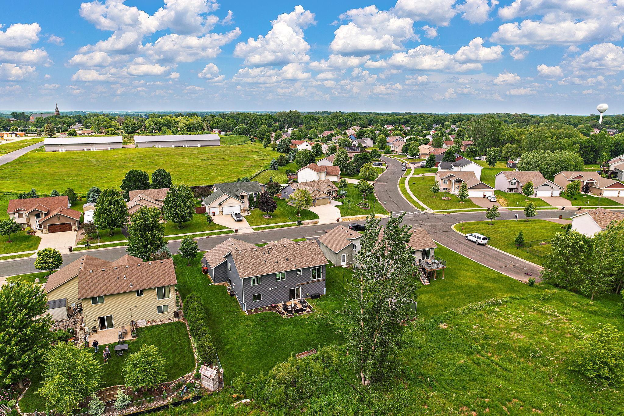 A view from the back