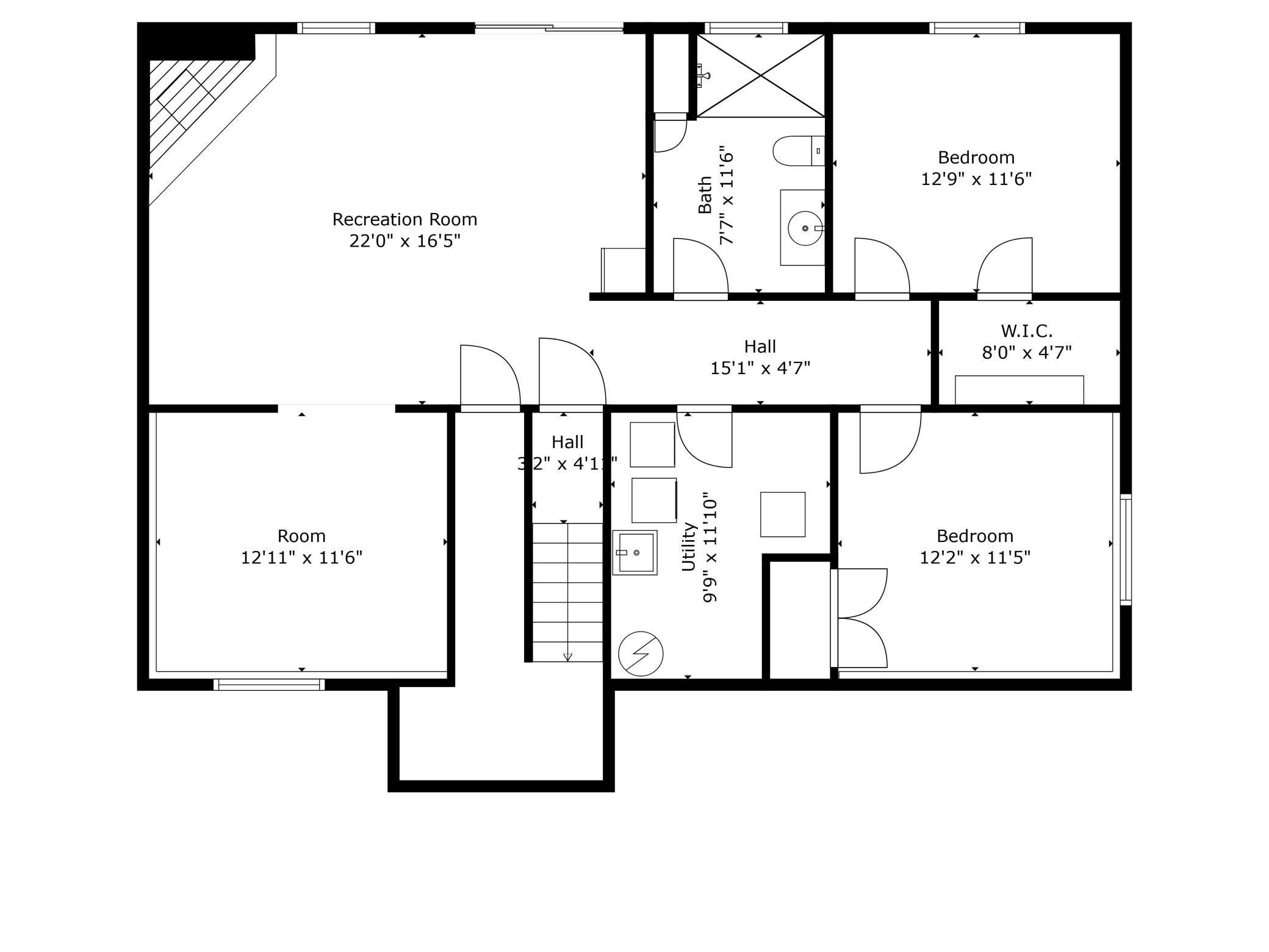 Floor plans - lower level